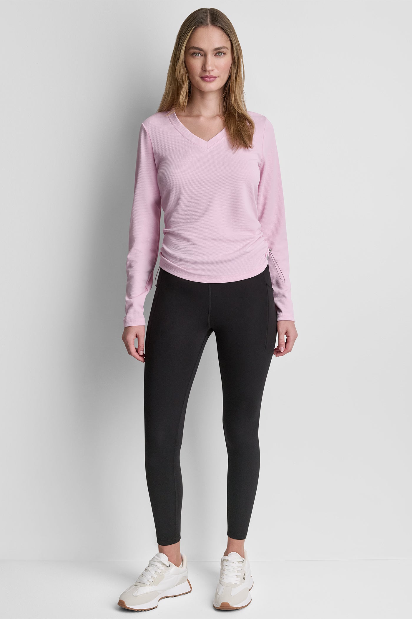 LONG SLEEVE V-NECK TECH TEE VIEW 5 | Summer Collection