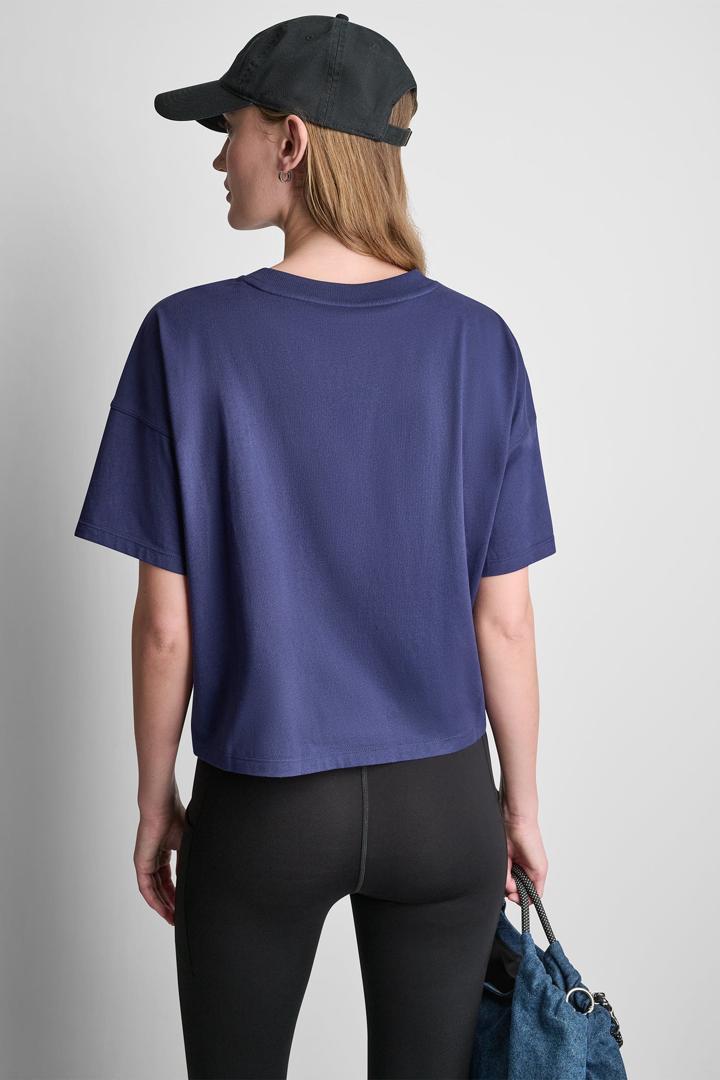 RHINESTONE GRAFFITI LOGO TEE VIEW 3 | DKNY Sport