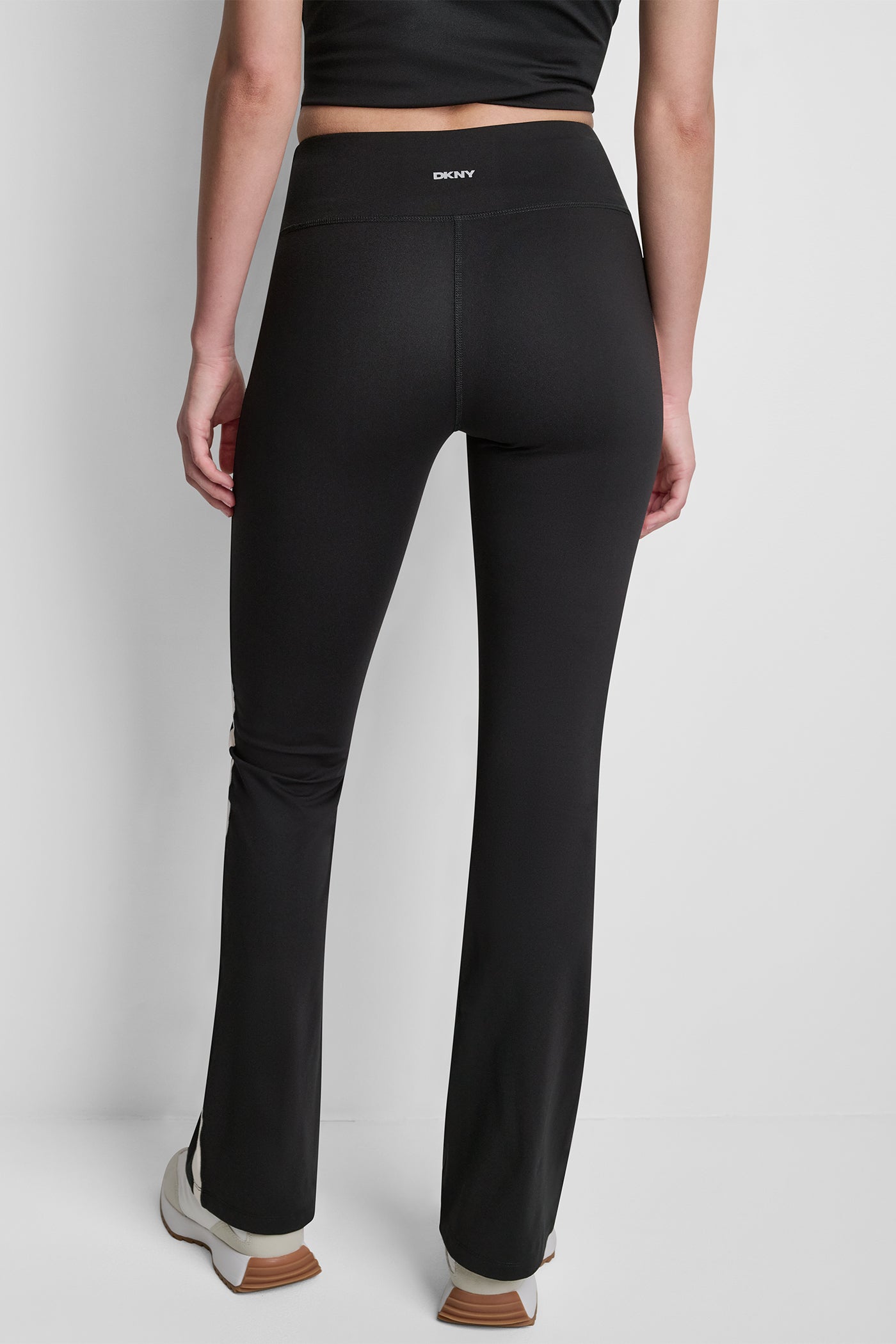 BALANCE COMPRESSION SIDE STRIPE FLARE LEGGING VIEW 3 | New clothing