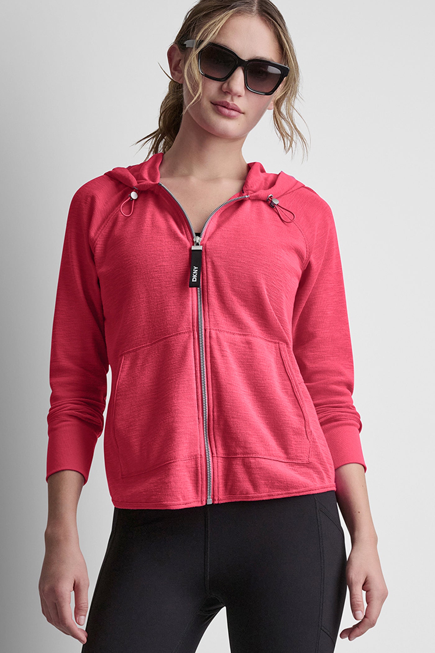 Punch MINI WAFFLE FULL-ZIP HOODIE, VIEW 1 | MUST-HAVES
