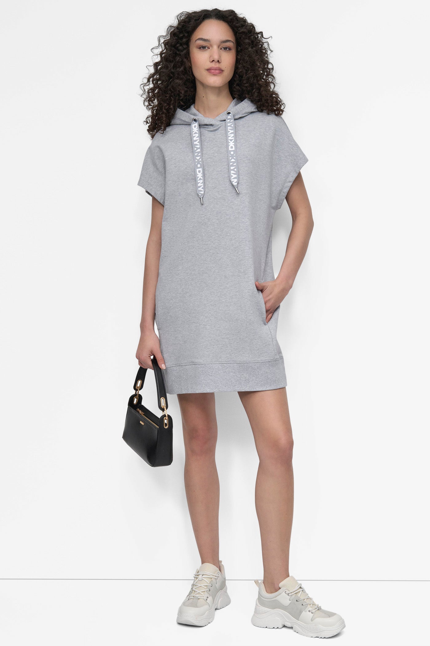 TWO TONE LOGO DRAWCORD SNEAKER DRESS VIEW 7 | SALE DRESSES