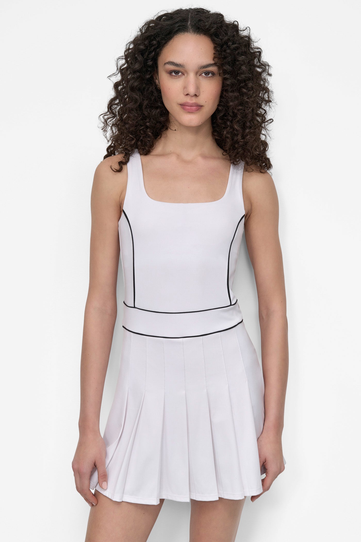 DRESS WITH BUILT IN BIKE SHORT AND BRA WITH REMOVABLE CUPS VIEW 4 | SALE DRESSES
