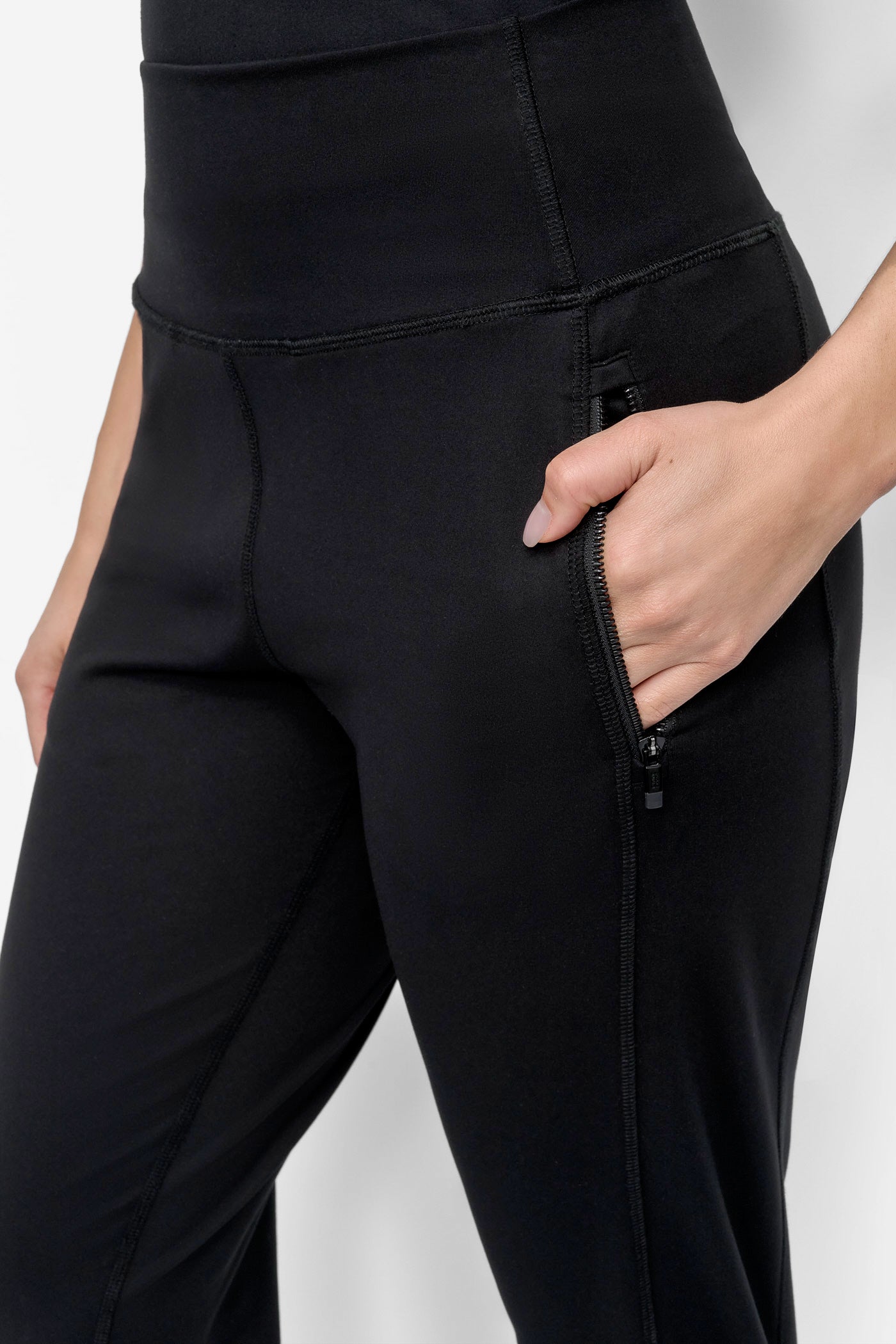 BALANCE COMPRESSION JOGGER WITH LOCK ZIP POCKETS VIEW 5 | Leggings