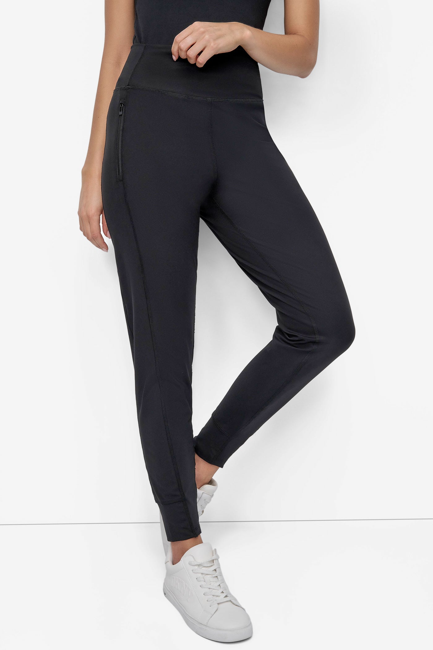 BALANCE COMPRESSION JOGGER WITH LOCK ZIP POCKETS VIEW 7 | Leggings