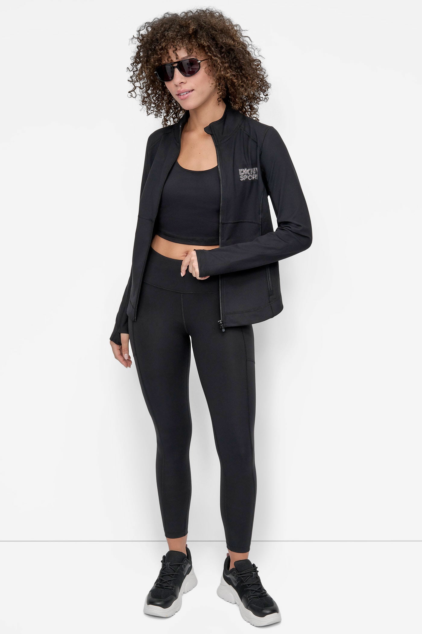 BALANCE COMPRESSION RHINESTONE LOGO JACKET VIEW 5 | Jackets & Blazers