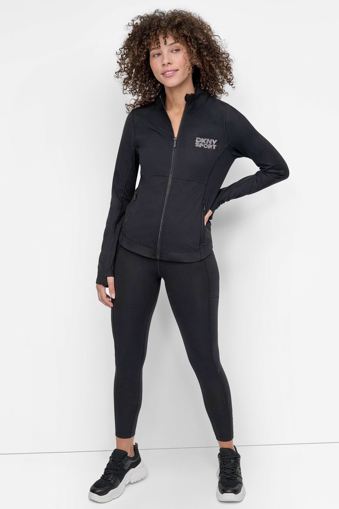 BALANCE COMPRESSION RHINESTONE LOGO JACKET VIEW 6 | Jackets & Blazers