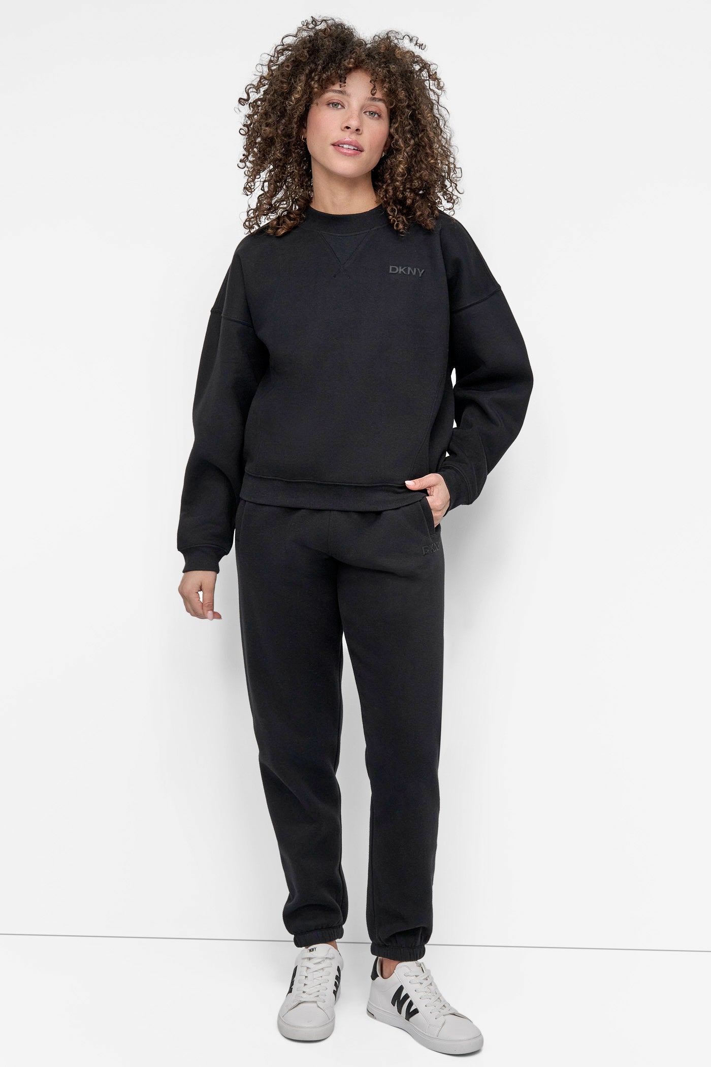 HD SILICONE LOGO CREW NECK PULLOVER WITH V INSET VIEW 6 | Under $50