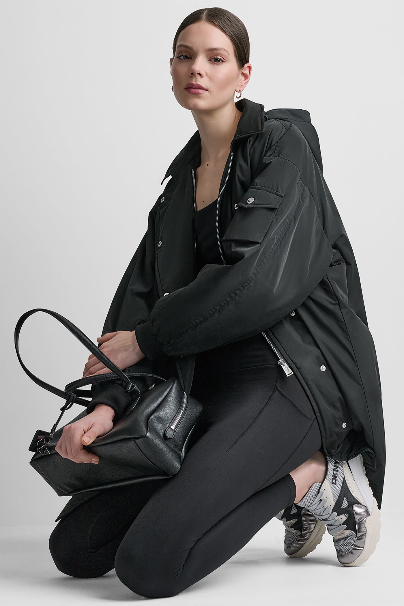 LONG JACKET WITH REMOVABLE HOOD VIEW 11