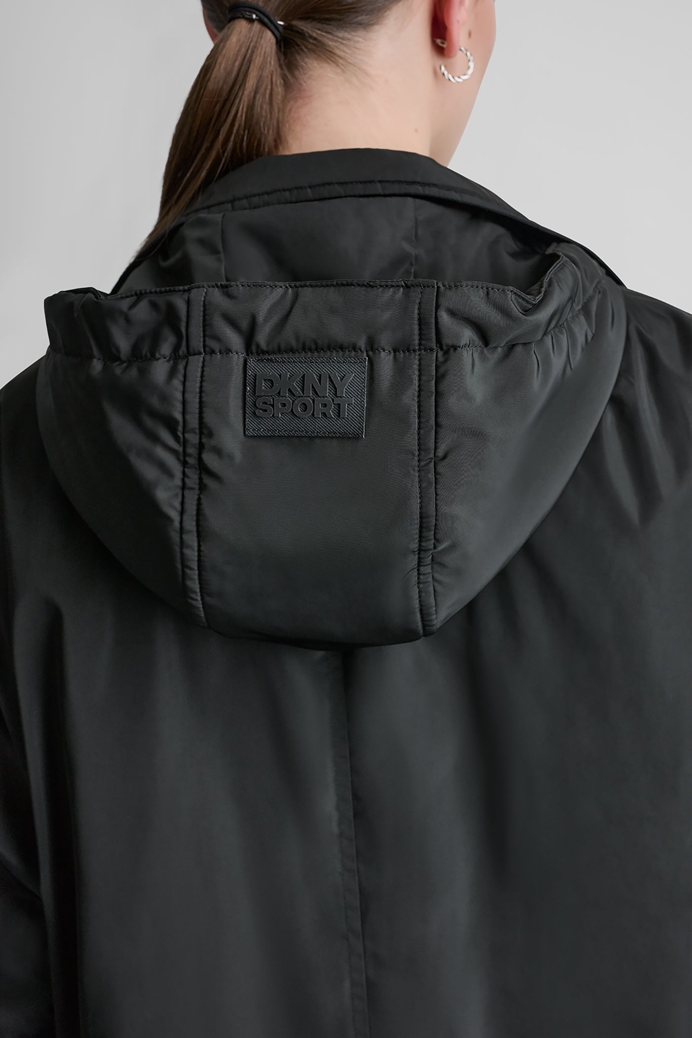 LONG JACKET WITH REMOVABLE HOOD VIEW 6