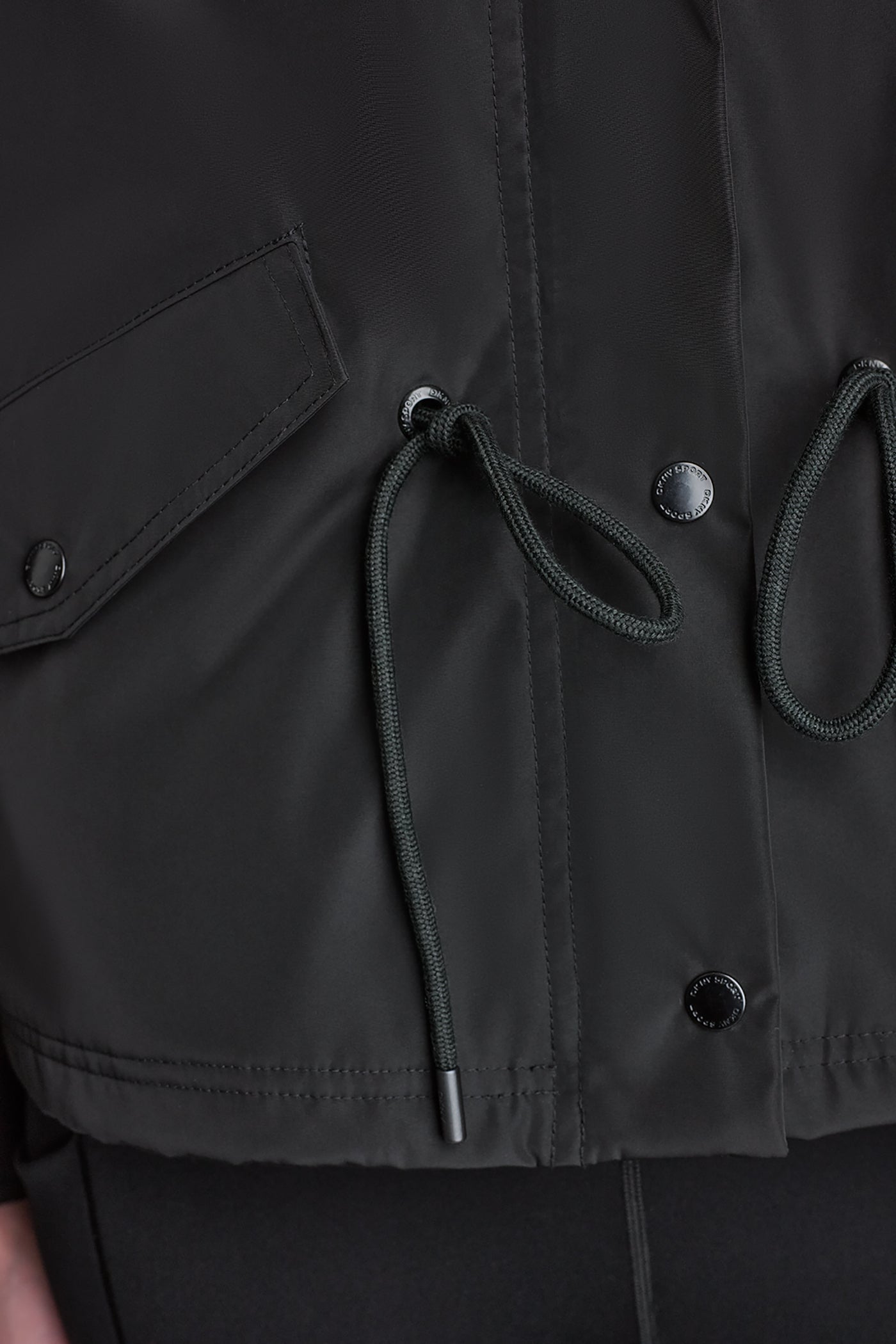 HIGH-LOW CROPPED JACKET VIEW 7 | DKNY25