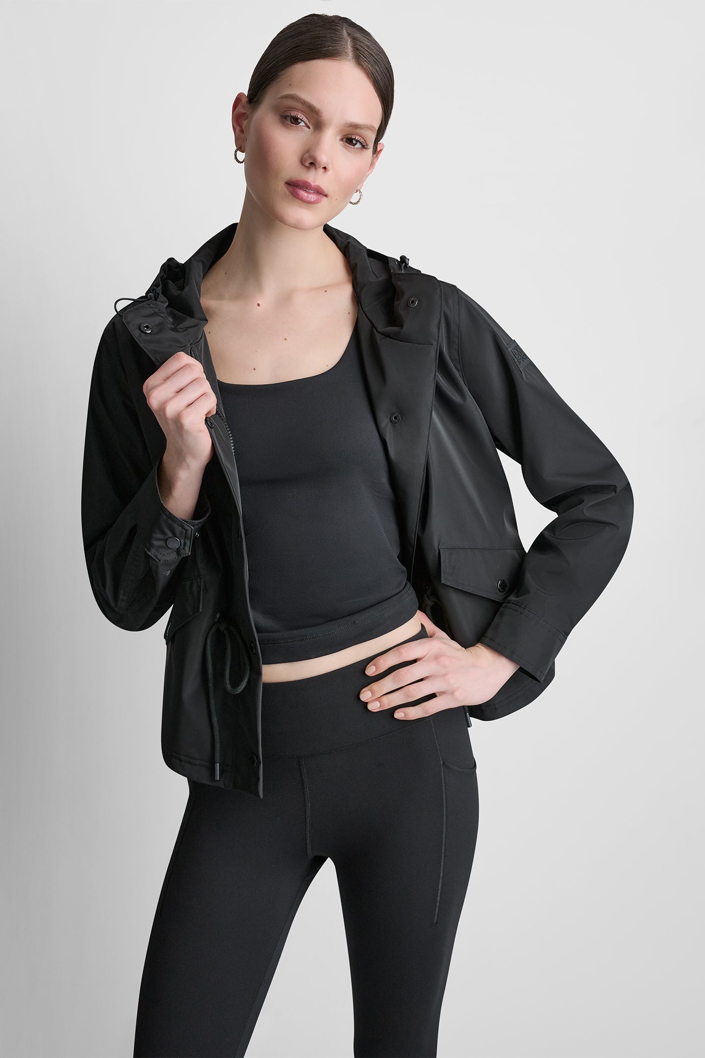 HIGH-LOW CROPPED JACKET VIEW 3