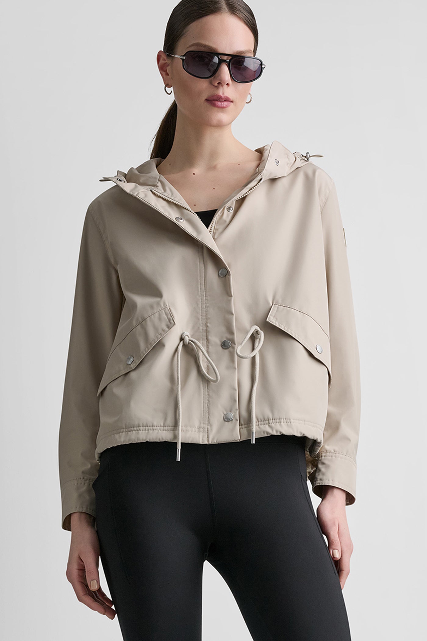 HIGH-LOW CROPPED JACKET VIEW 1