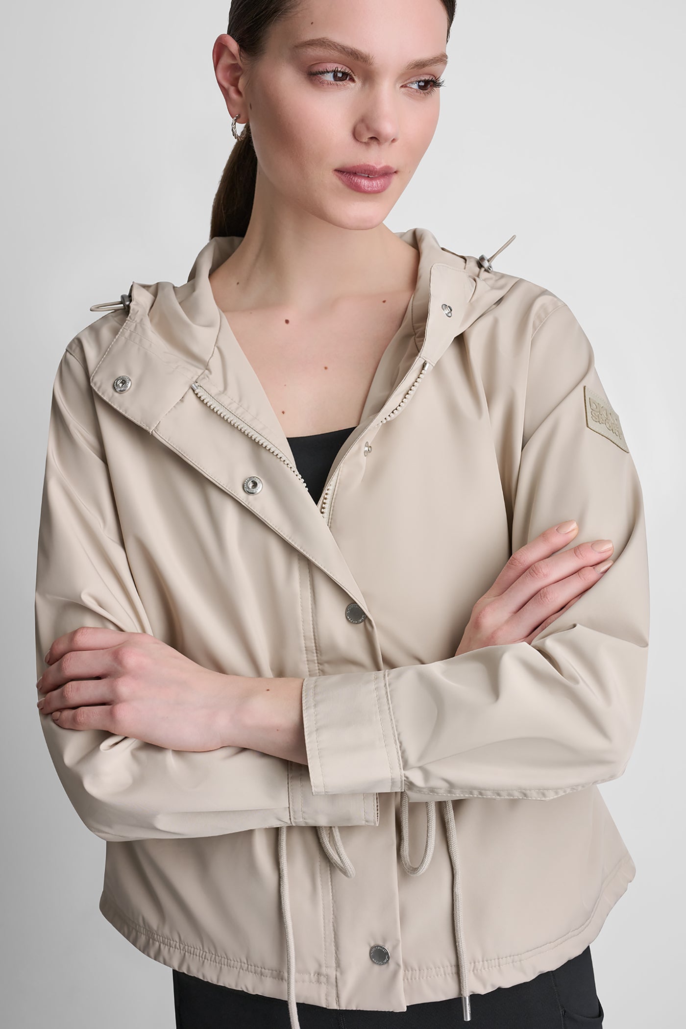 HIGH-LOW CROPPED JACKET VIEW 4