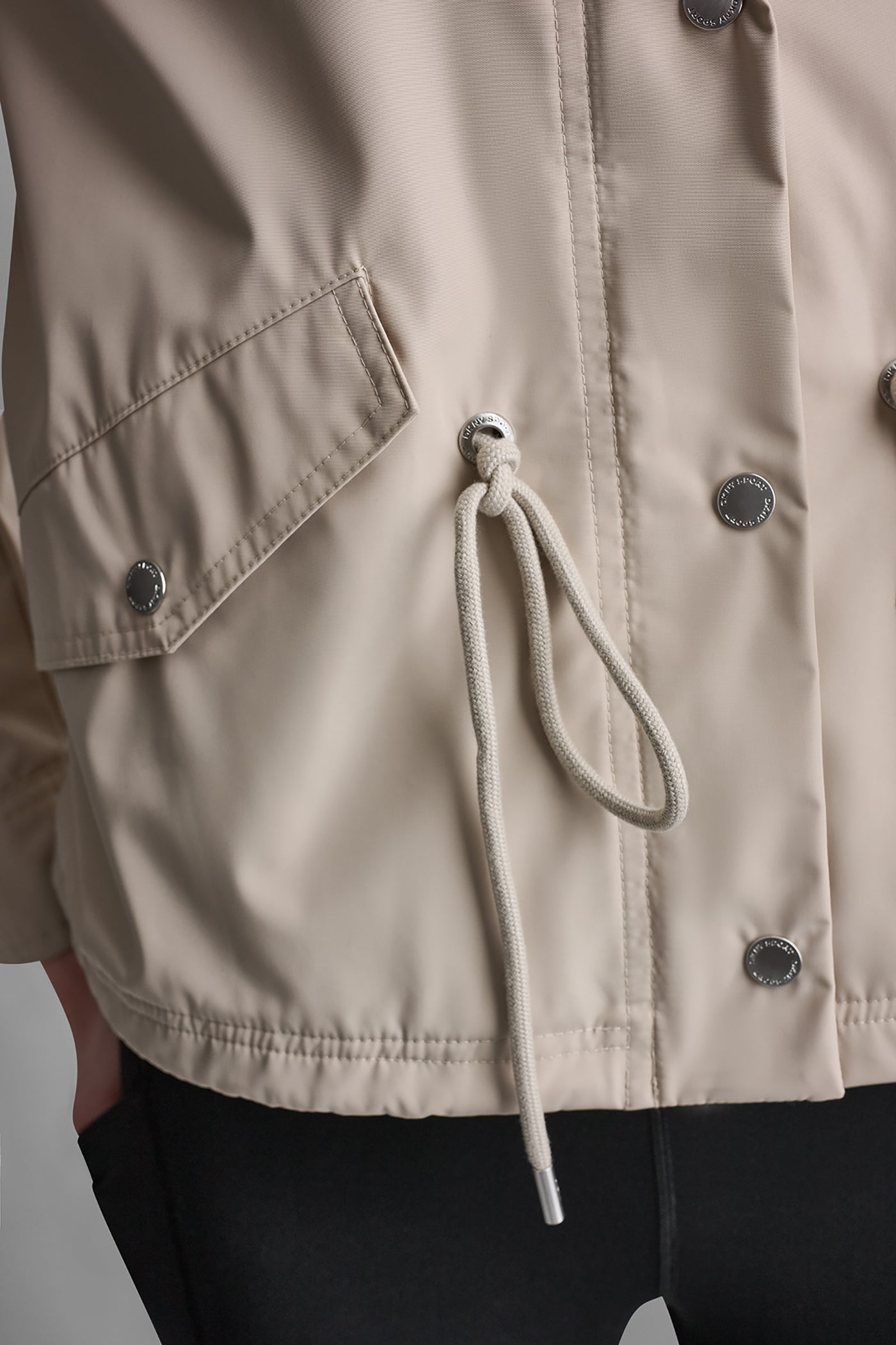 HIGH-LOW CROPPED JACKET VIEW 11 | DKNY25