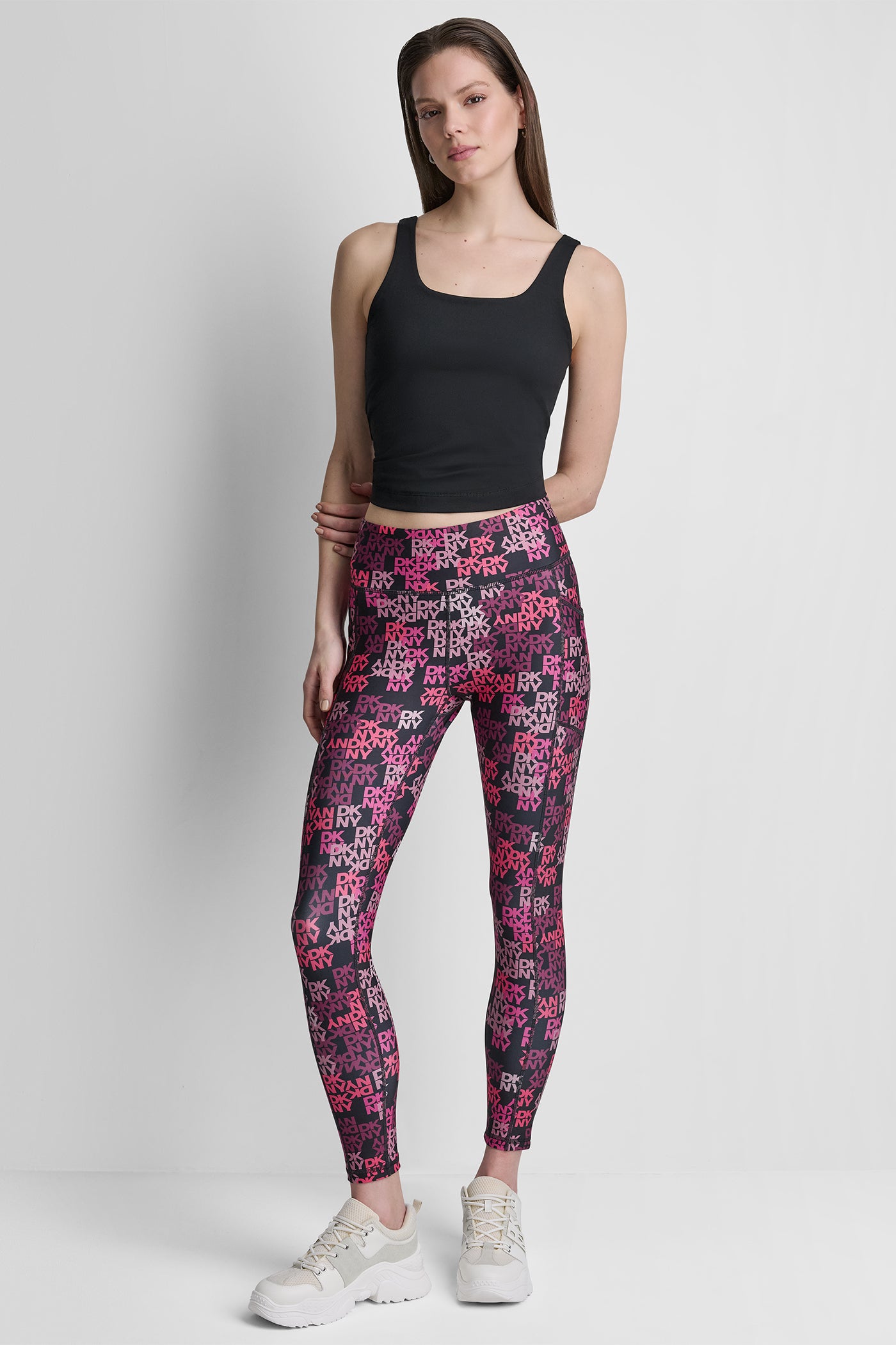 HIGH-RISE LOGO-JACQUARD 7/8-LENGTH ELEVATE LEGGING VIEW 6 | New clothing