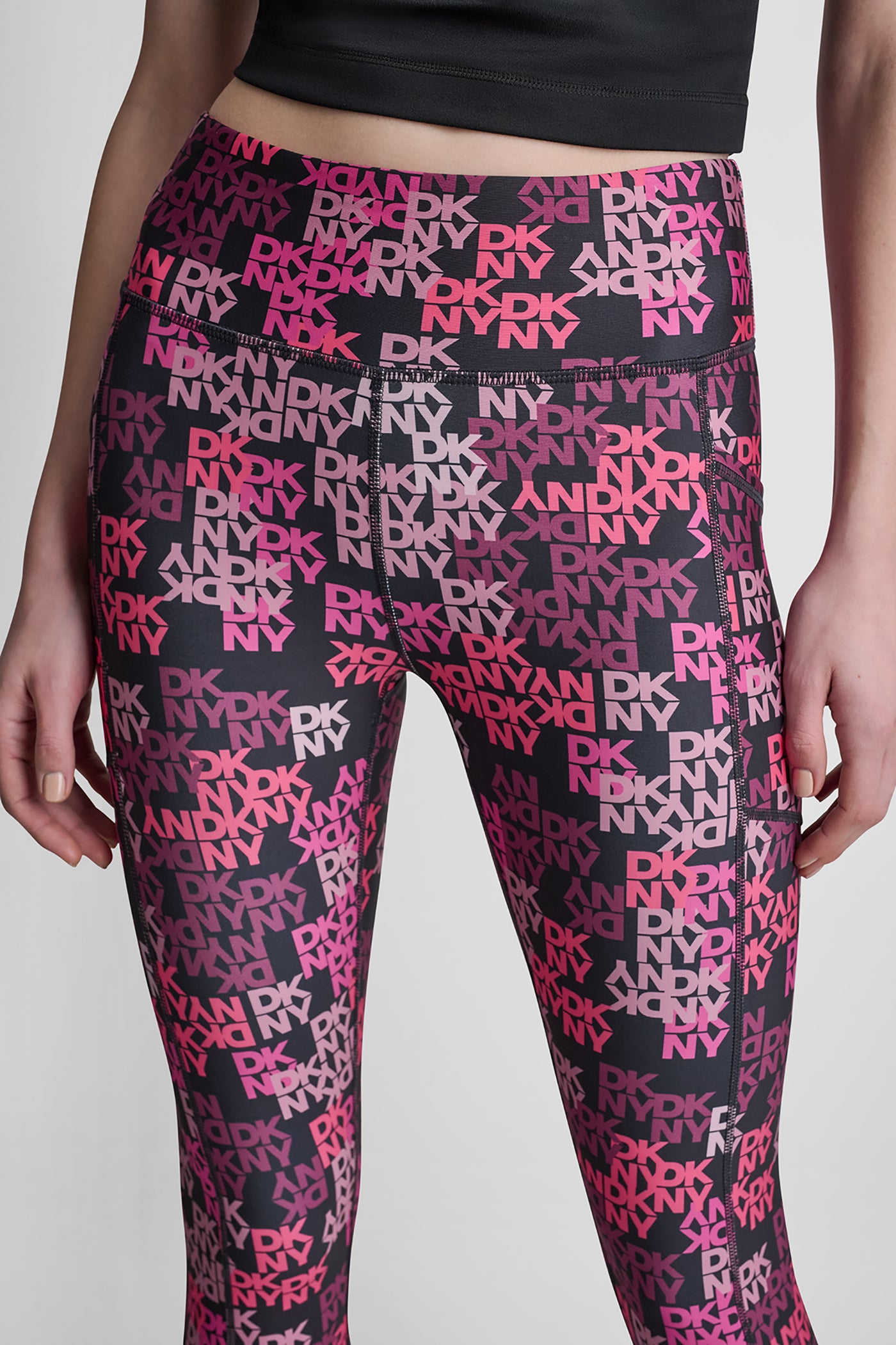 HIGH-RISE LOGO-JACQUARD 7/8-LENGTH ELEVATE LEGGING VIEW 5 | New clothing