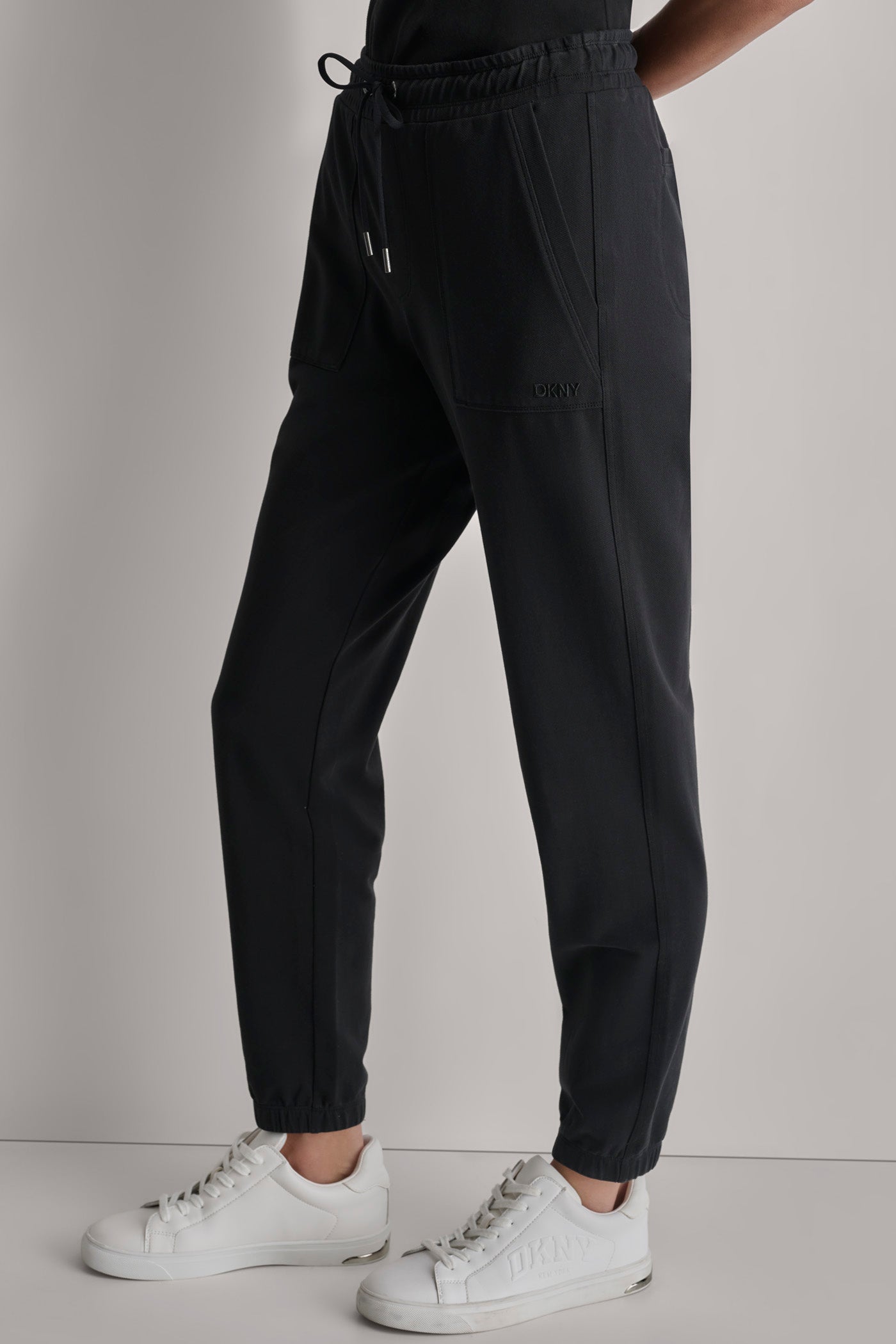 SMOCKED WAISTBAND JOGGER VIEW 4 | Not Clearance or Preorder