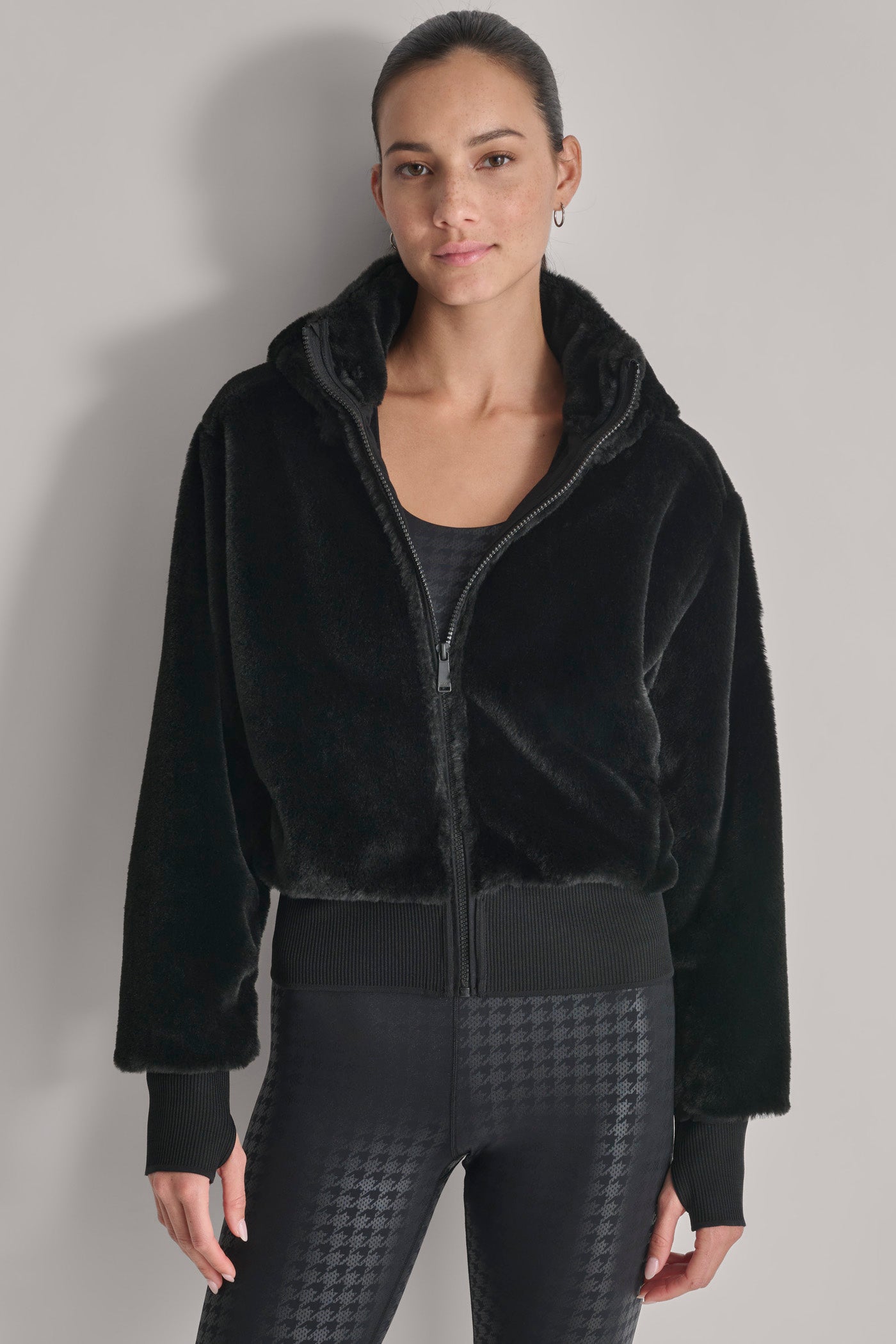 FAUX TEDDY FUR JACKET VIEW 4 | Jackets & Trench Coats
