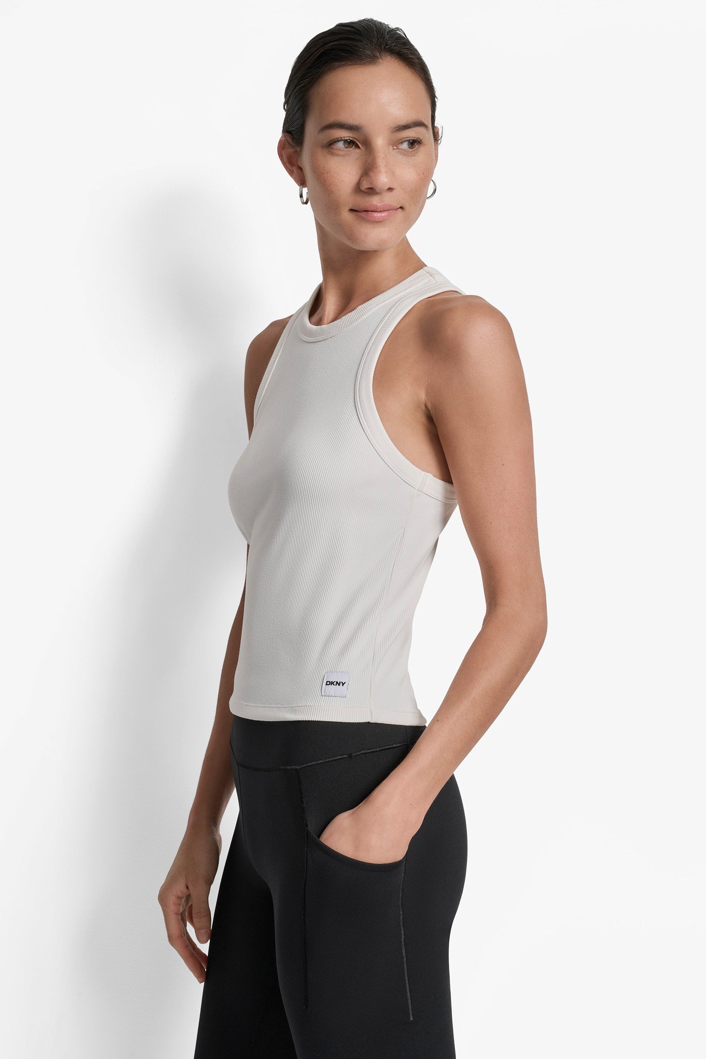 HUDSON RIB HIGH NECK TANK VIEW 5 | Tees & Tanks