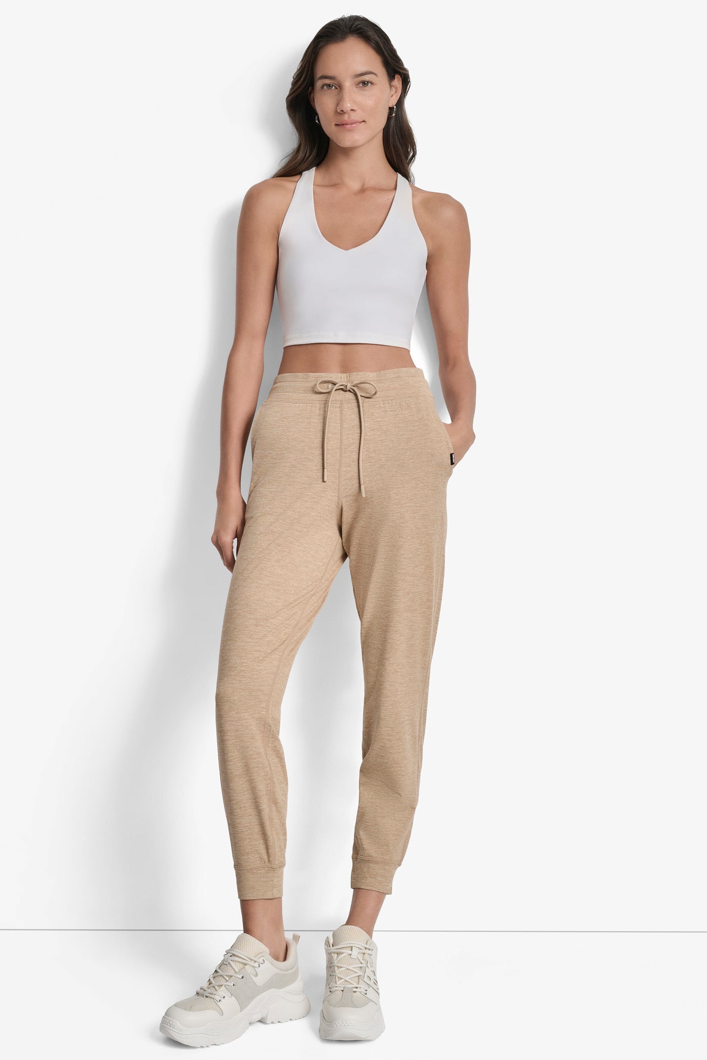 CROPPED HIGH-RISE SLIM JOGGER VIEW 6 | Sweatshirts & Joggers