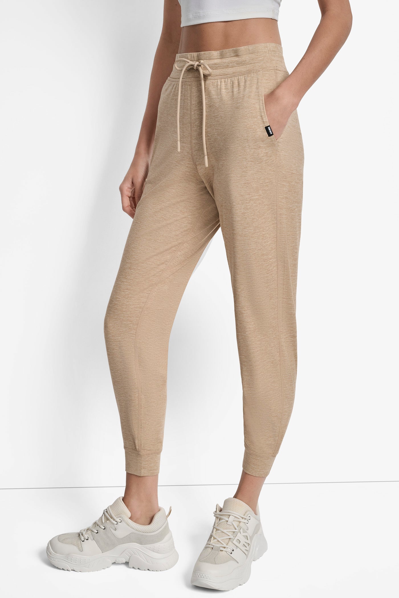 CROPPED HIGH-RISE SLIM JOGGER VIEW 5 | Sweatshirts & Joggers