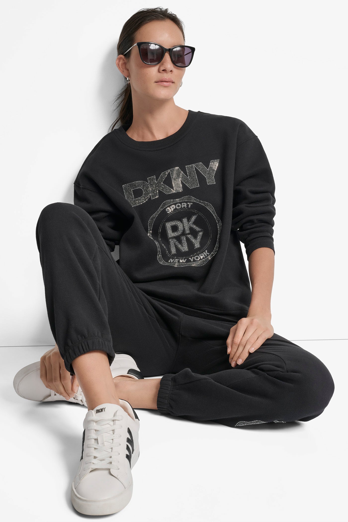 LOGO-EMBELLISHED SWEATSHIRT VIEW 7 | Sweatshirts & Joggers