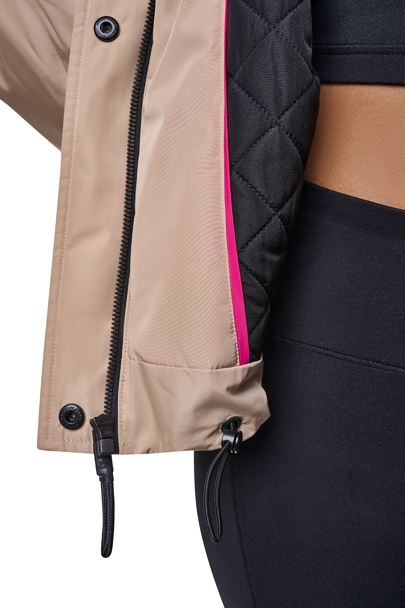 OVERSIZED LOGO HOODED JACKET VIEW 9