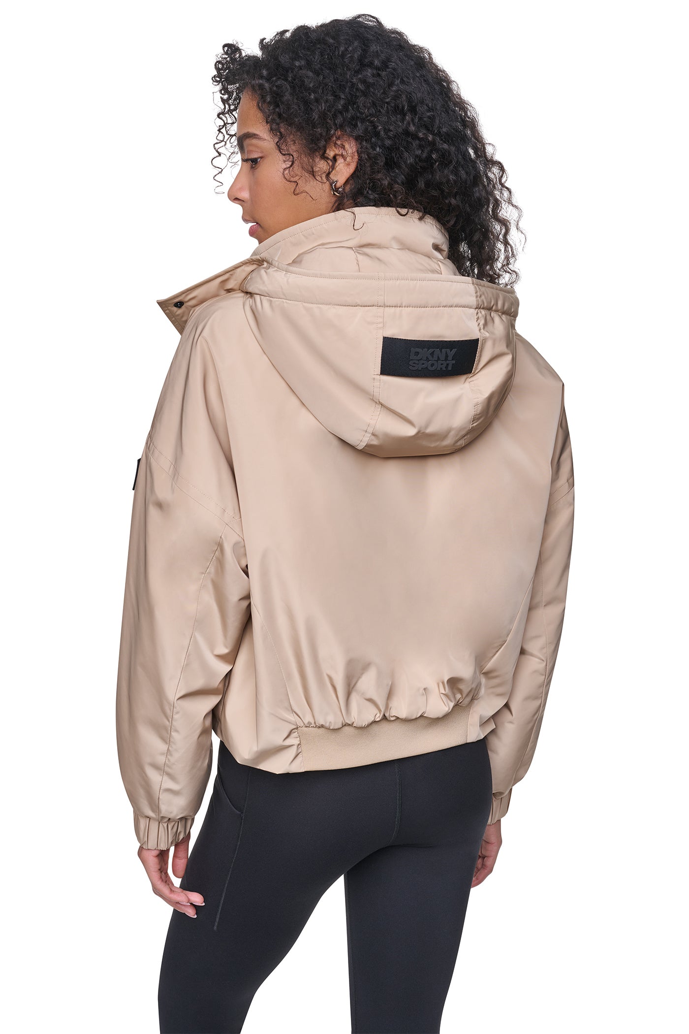 OVERSIZED LOGO HOODED JACKET VIEW 2