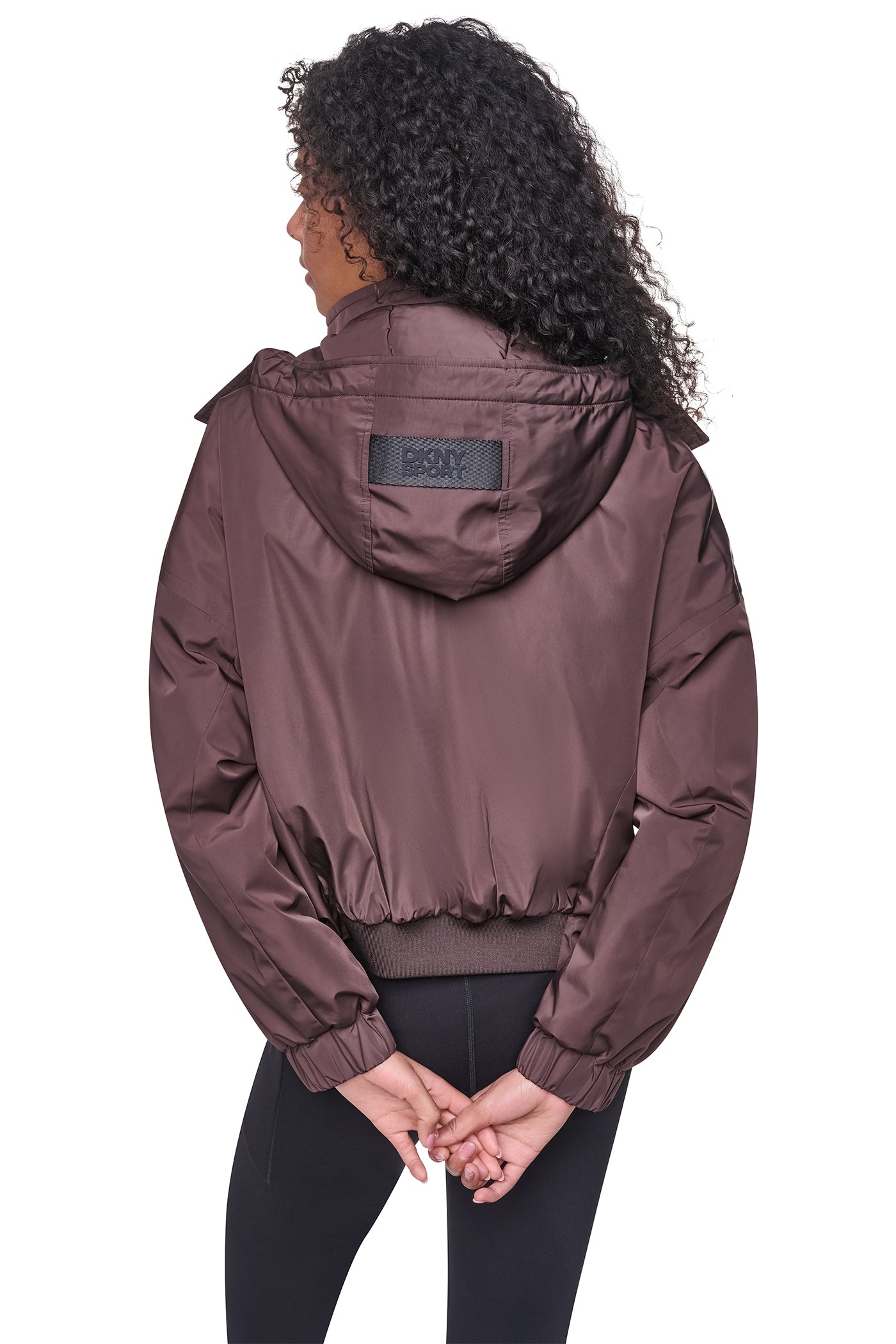 OVERSIZED HOODED MEMORY JACKET VIEW 3