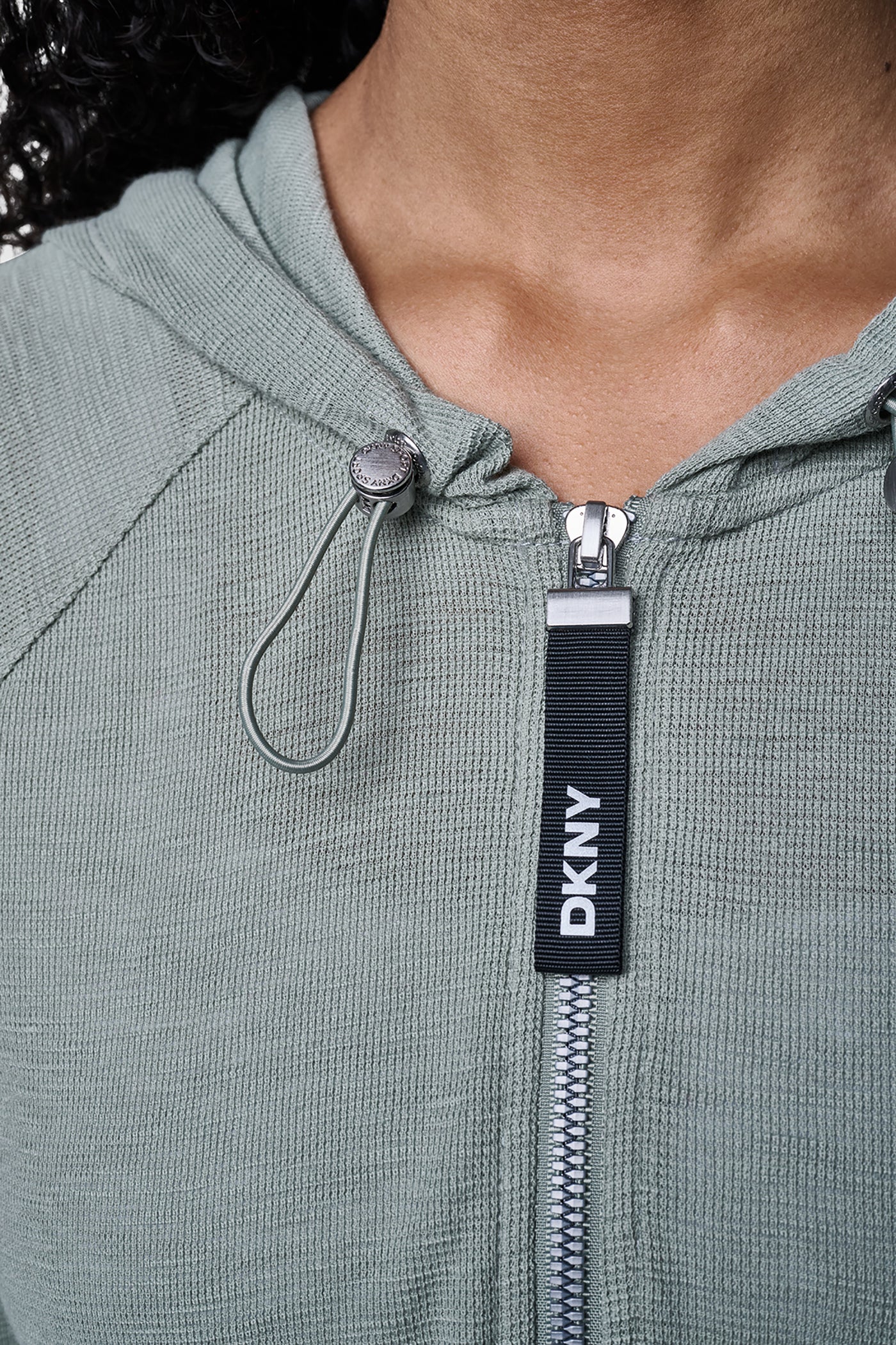 MINI WAFFLE FULL-ZIP HOODIE VIEW 7 | MUST-HAVES