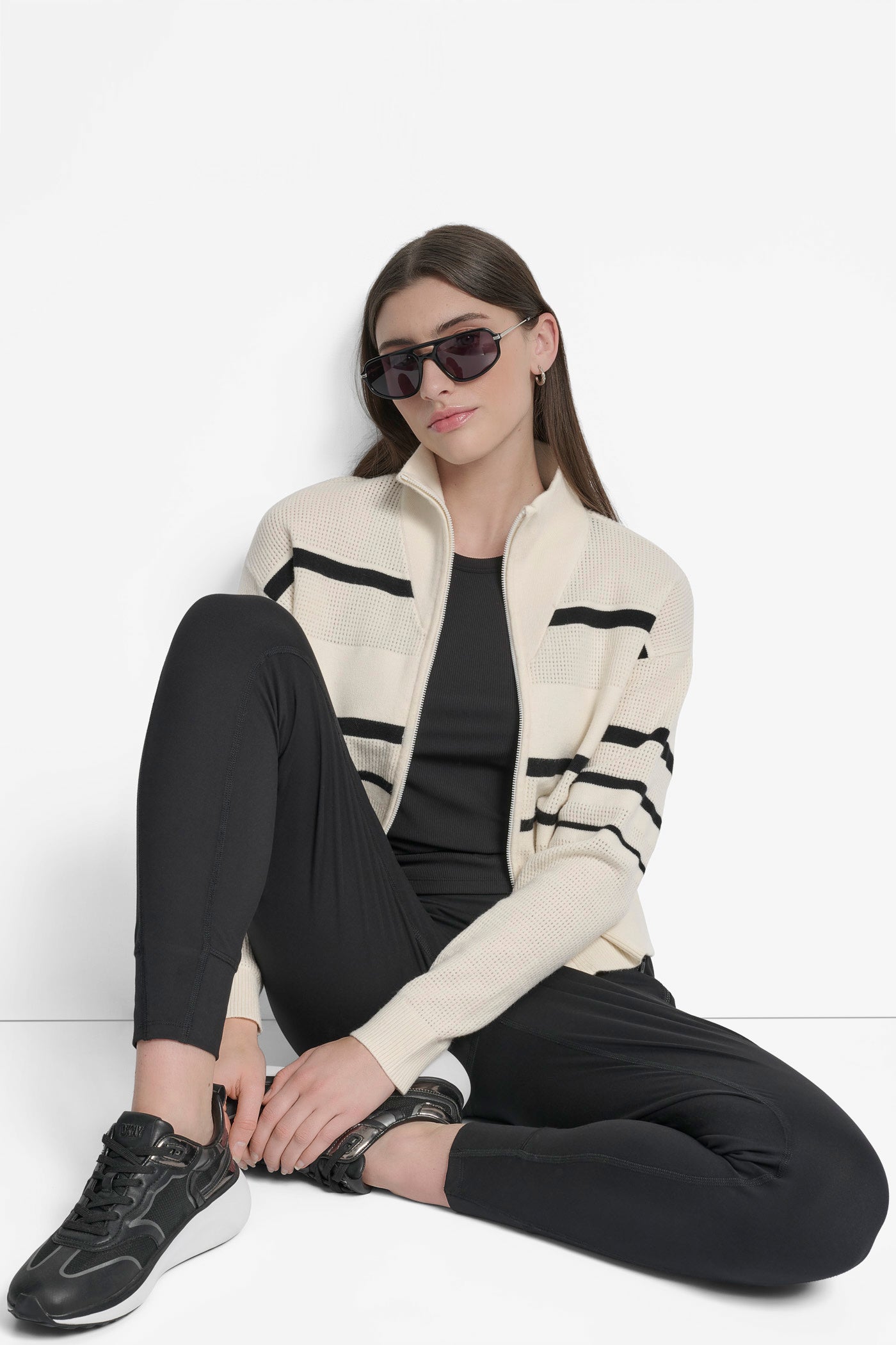 OPEN STITCH FULL ZIP STRIPE JACKET VIEW 9 | Sweatshirts & Joggers