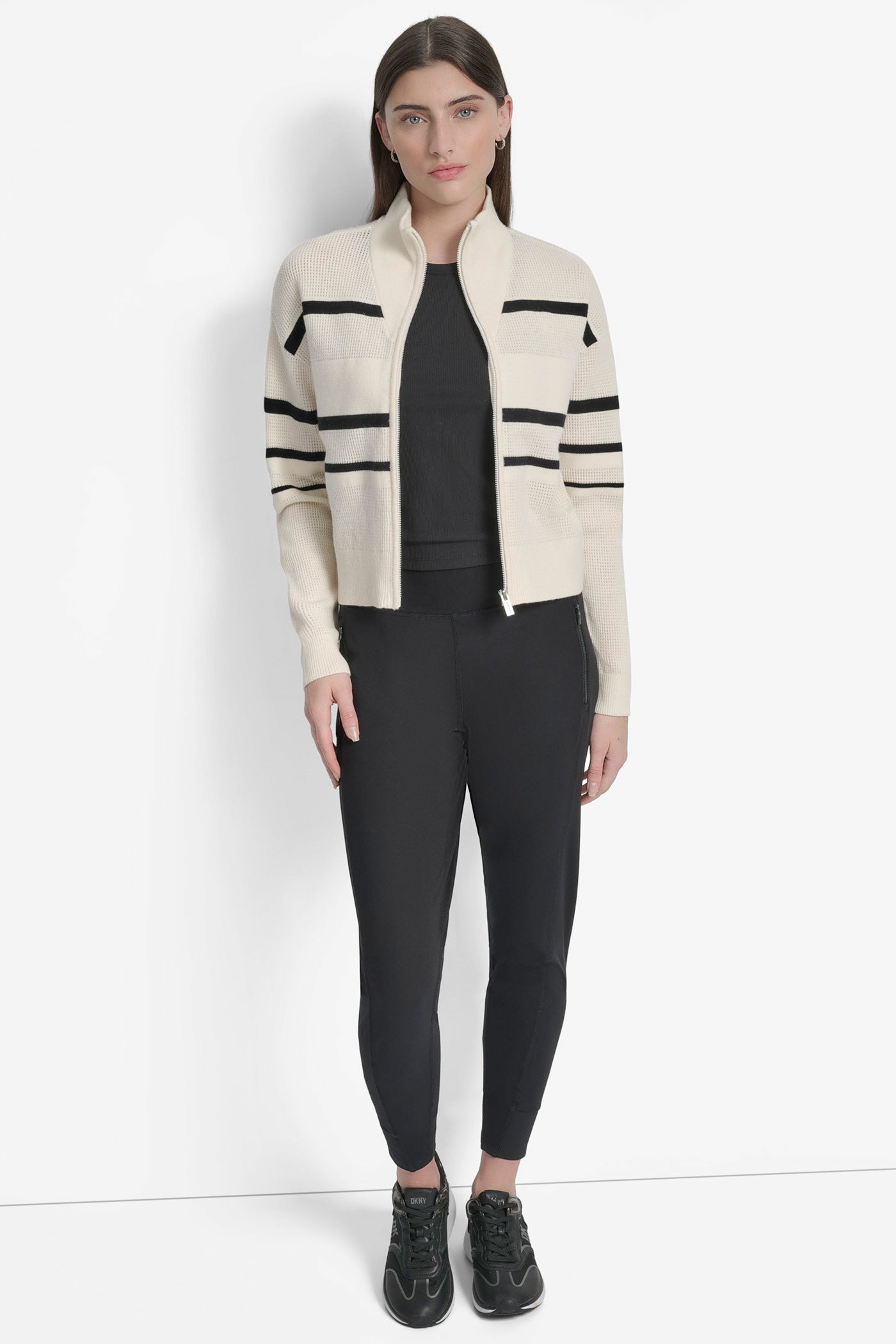 OPEN STITCH FULL ZIP STRIPE JACKET VIEW 7 | Sweatshirts & Joggers