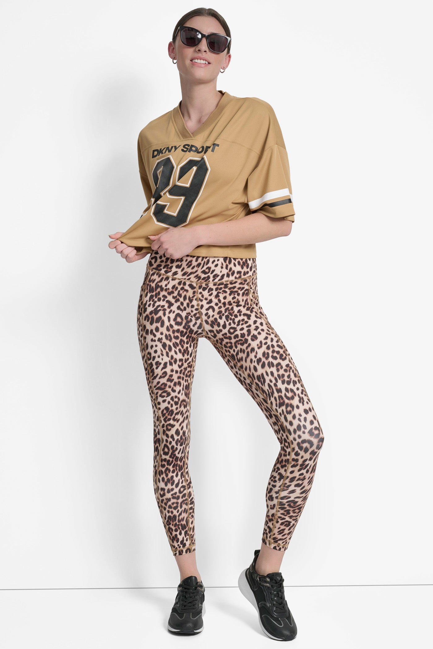 MID RISE PRINTED 7/8 FITNESS LEGGING VIEW 7 | Leggings