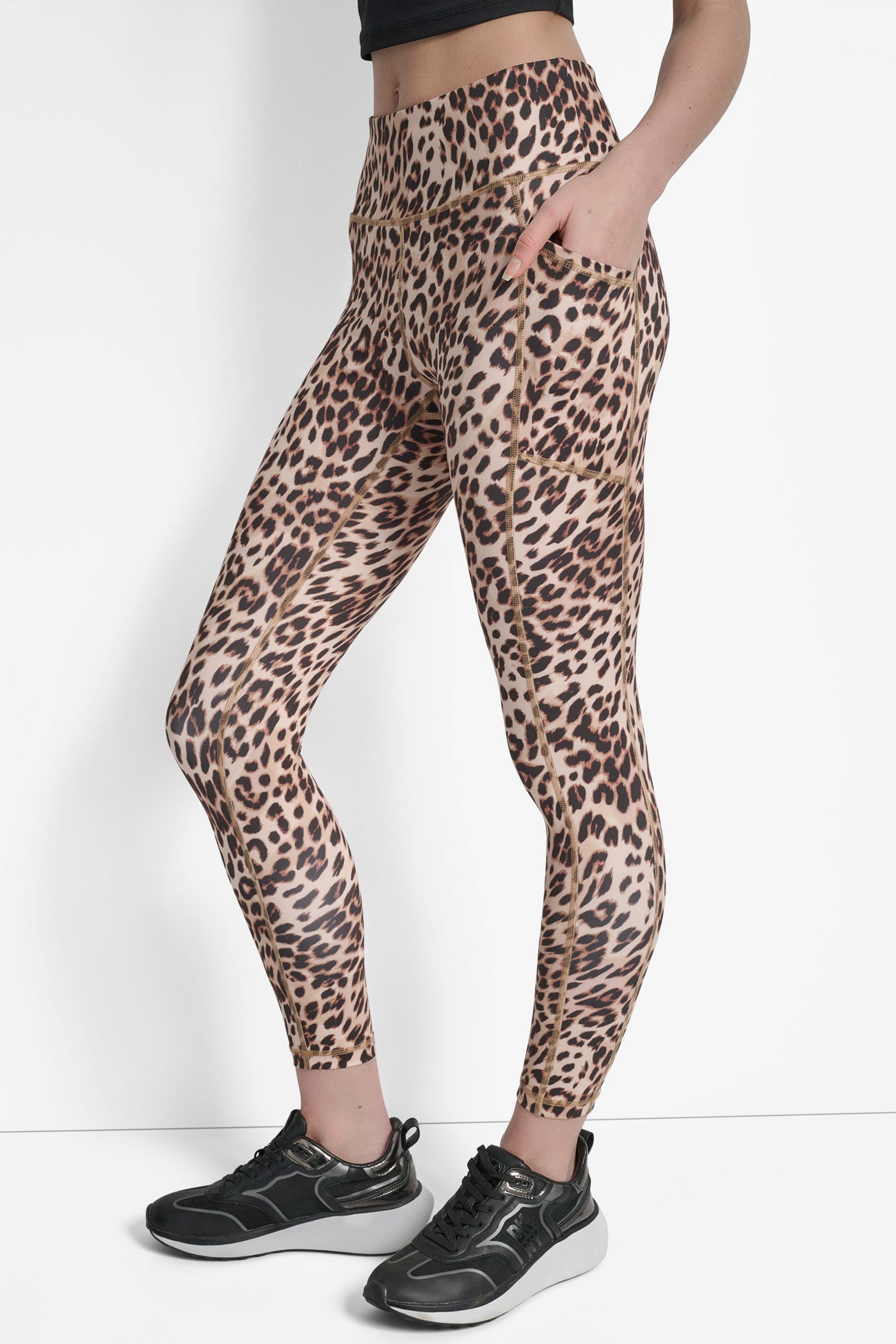 MID RISE PRINTED 7/8 FITNESS LEGGING VIEW 3 | Leggings