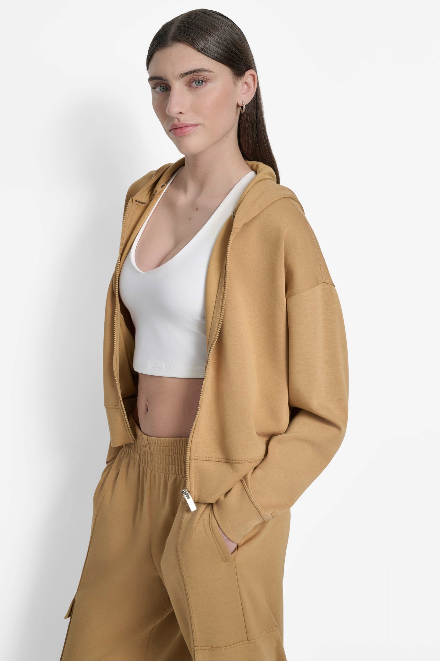 HIGHLINE SCUBA FULL ZIP HOODIE WITH POCKETS VIEW 3 | Sweatshirts & Joggers