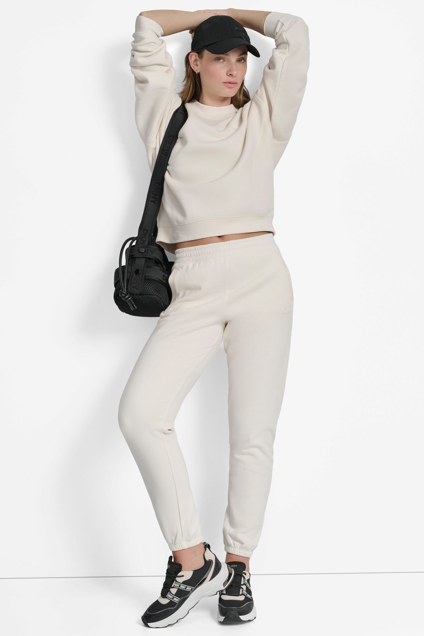 SILICONE LOGO RELAXED JOGGER WITH POCKETS VIEW 7 | Sweatshirts & Joggers