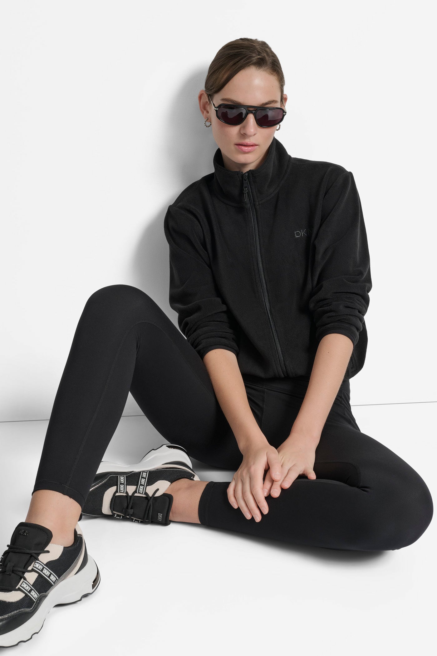 LOGO EMBROIDERED FLEECE JACKET VIEW 6 | Jackets & Blazers