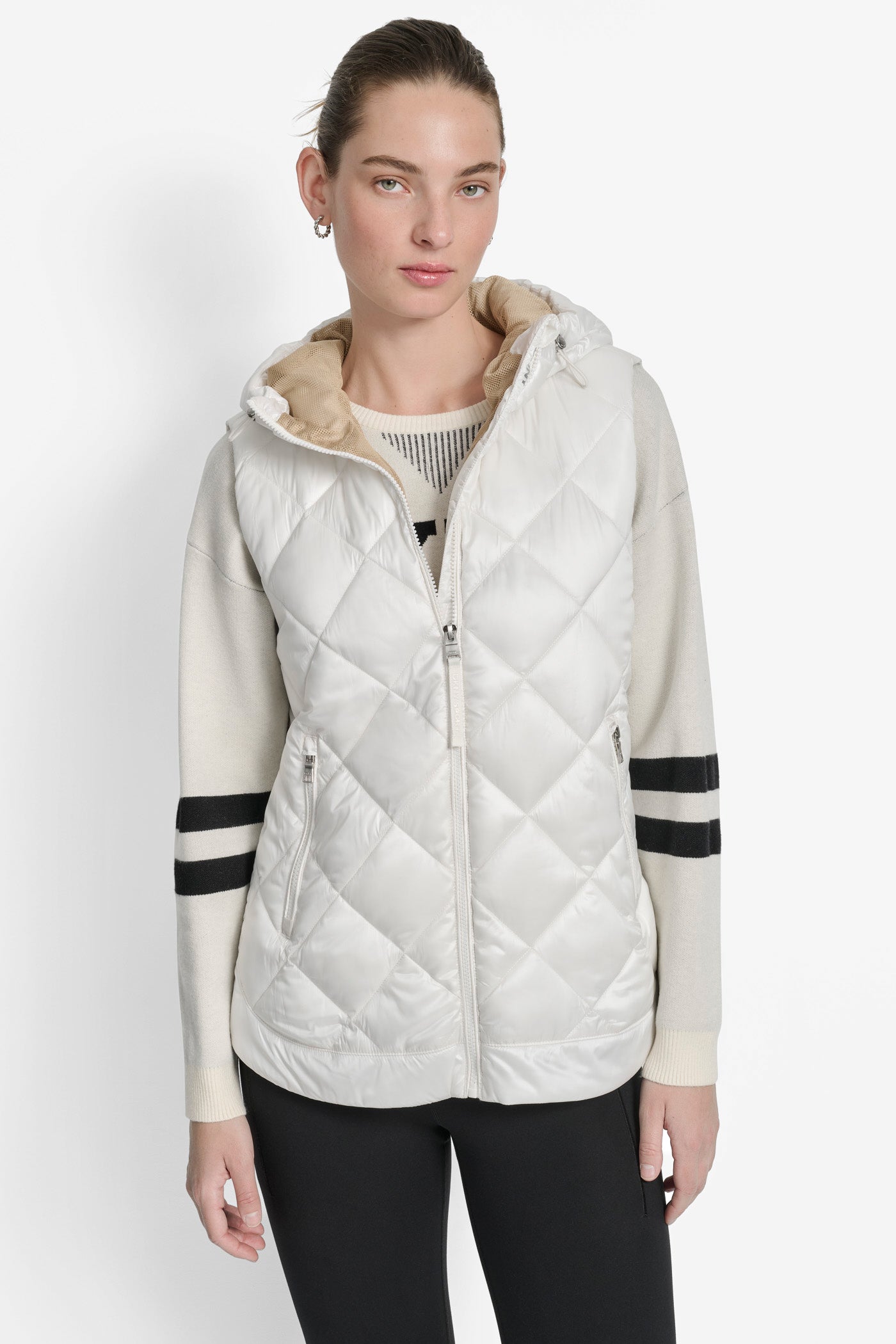 QUILTED HOODED VEST VIEW 7 | Jackets & Blazers