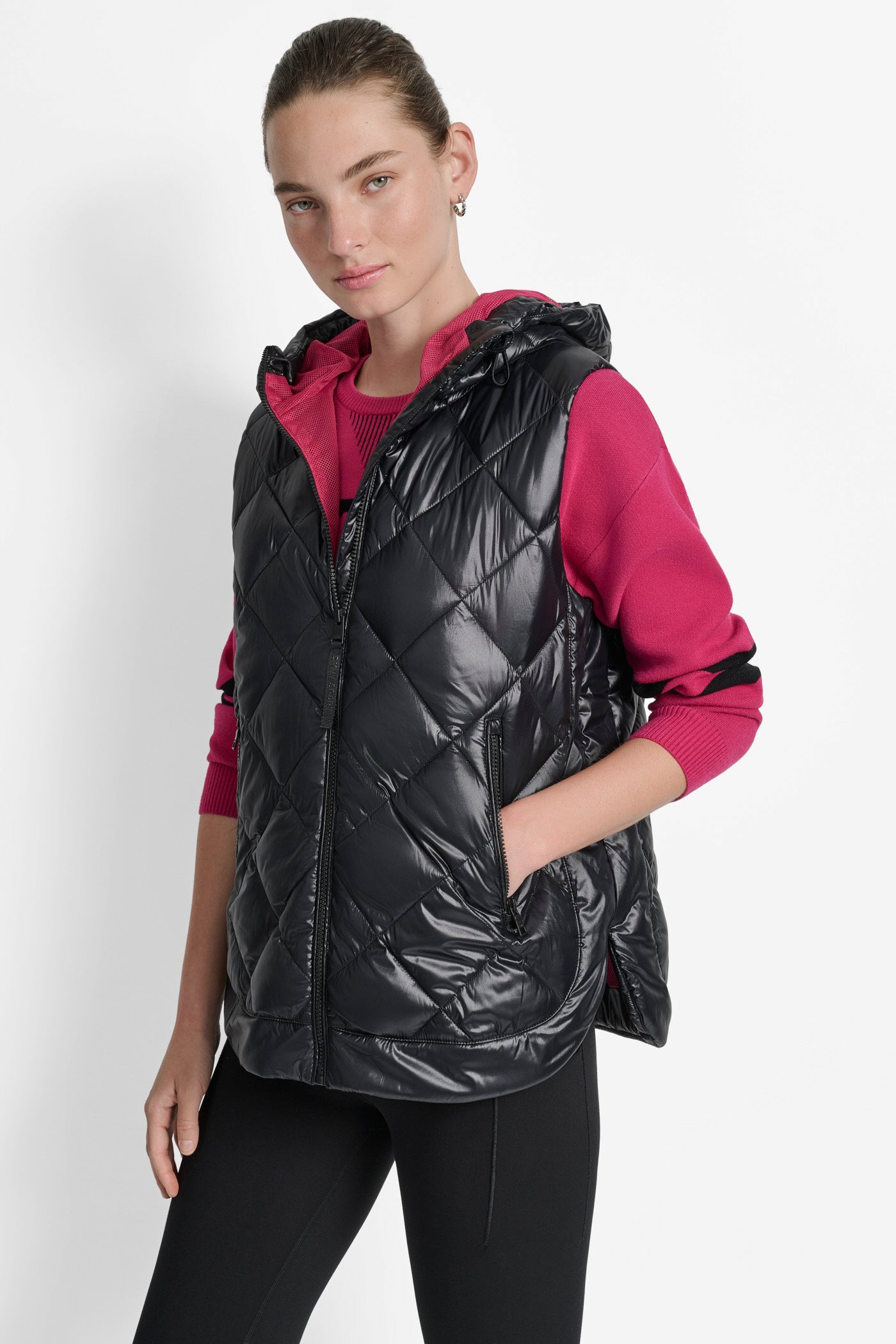 QUILTED HOODED VEST VIEW 6 | Jackets & Blazers