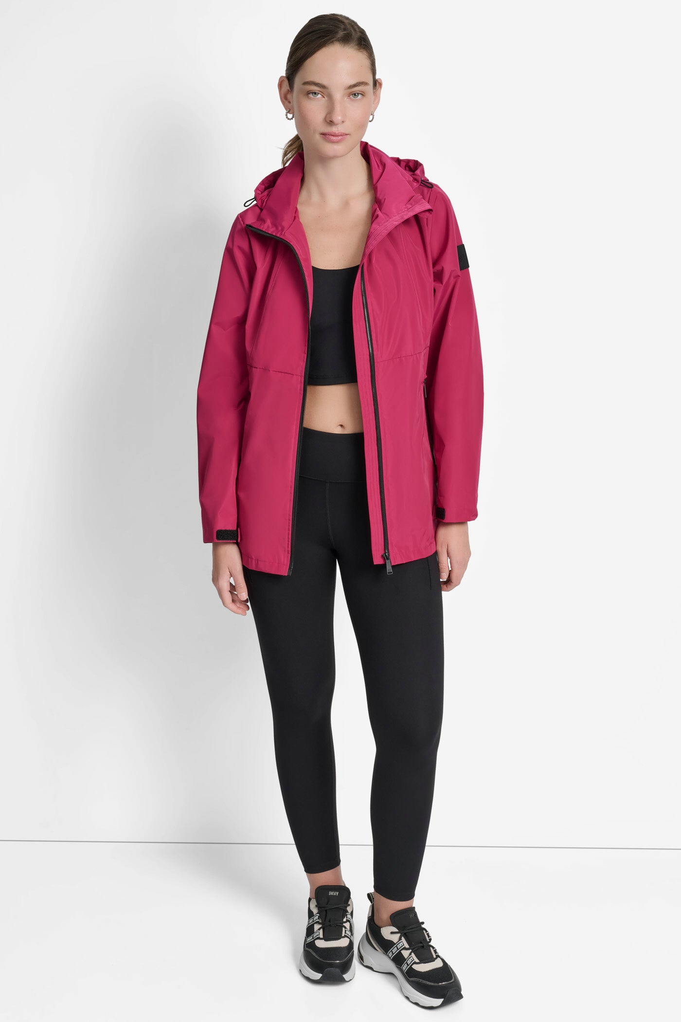 HOODED FULL ZIP SPECTATOR JACKET WITH VELCRO CUFF VIEW 9 | Jackets & Blazers