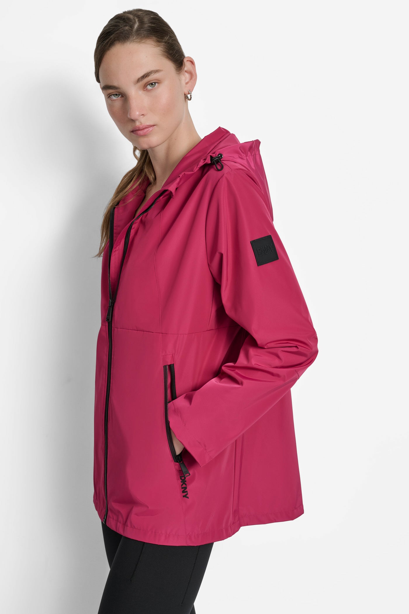 HOODED FULL ZIP SPECTATOR JACKET WITH VELCRO CUFF VIEW 4 | Jackets & Blazers