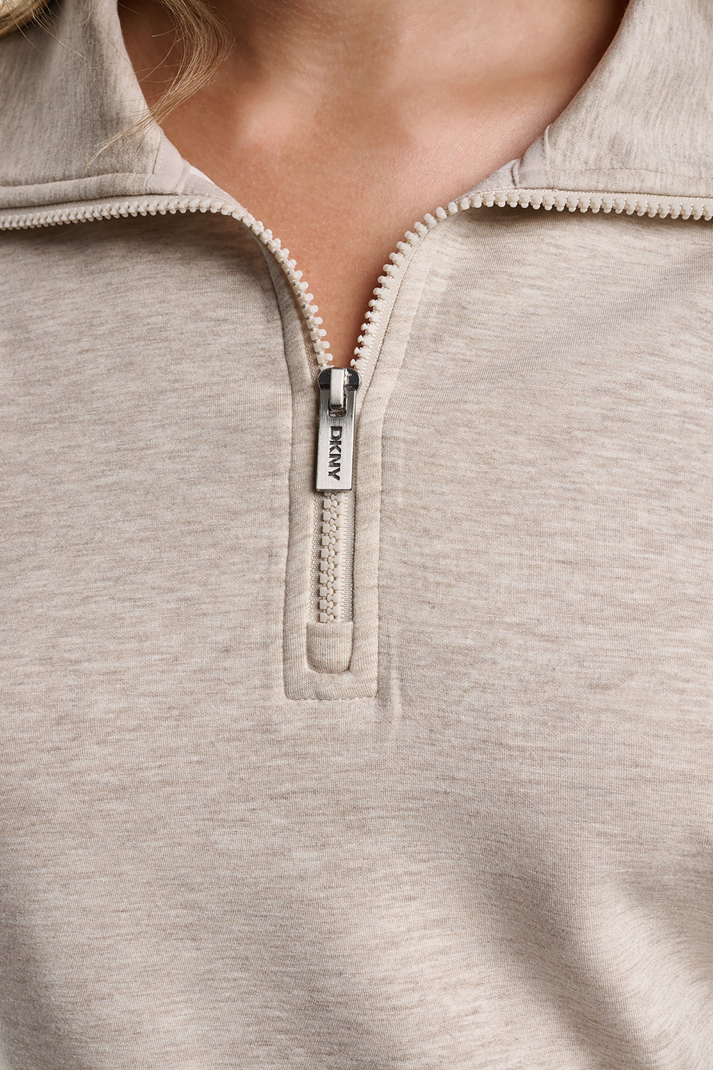 MOCK NECK HALF ZIP PULLOVER VIEW 8