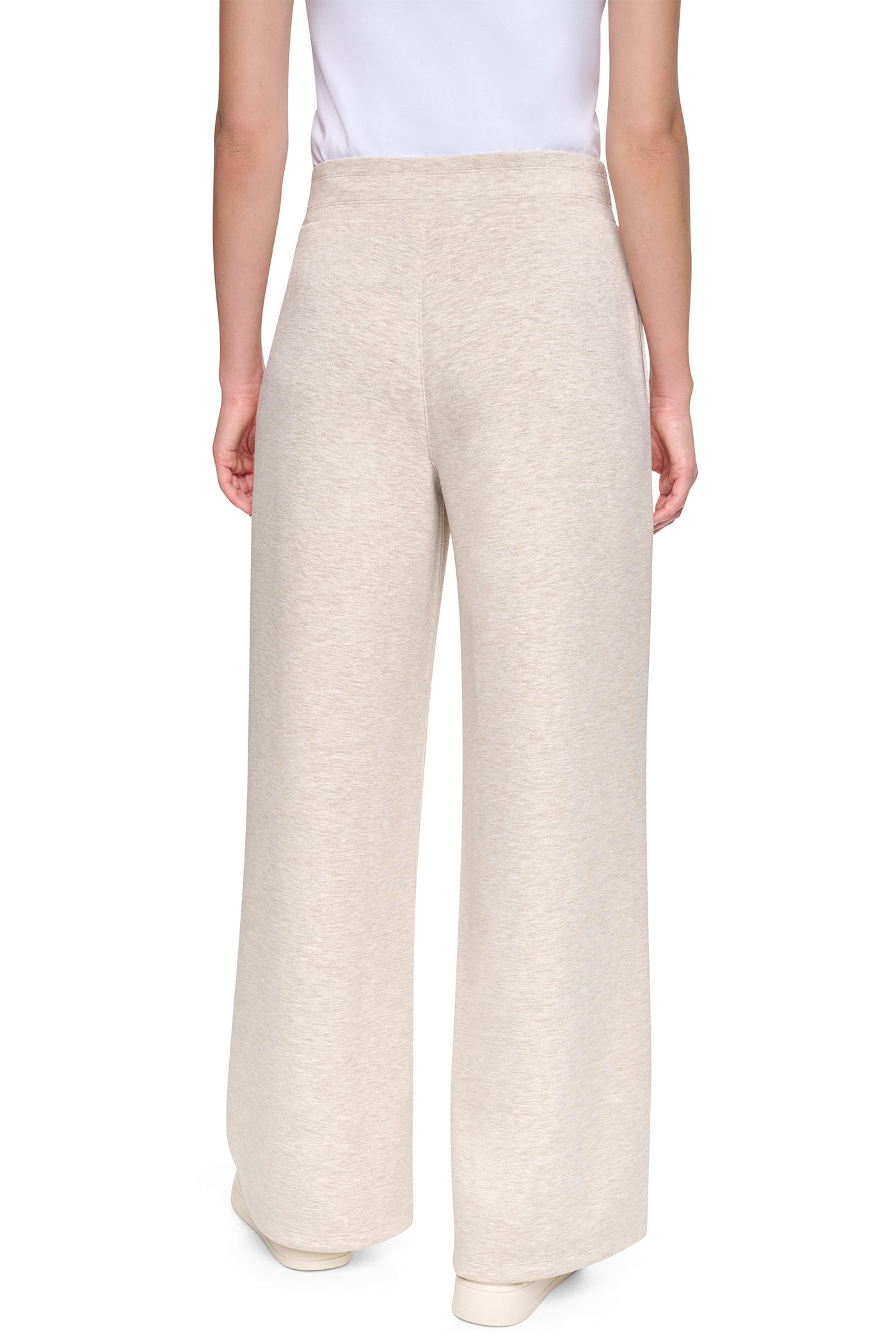 High Rise Pintucked Wide Leg Pant | DKNY