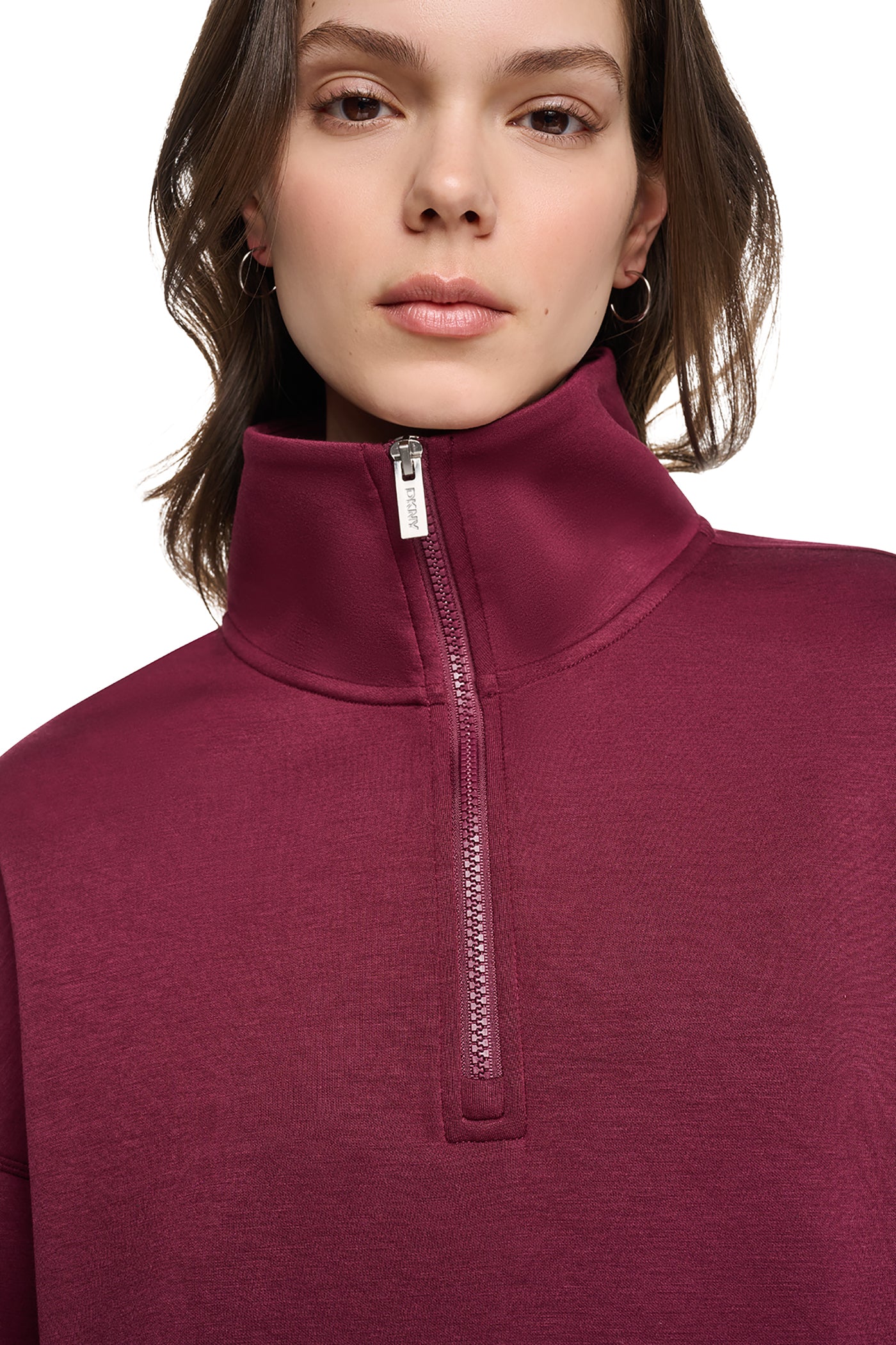 MOCK NECK HALF ZIP PULLOVER VIEW 7