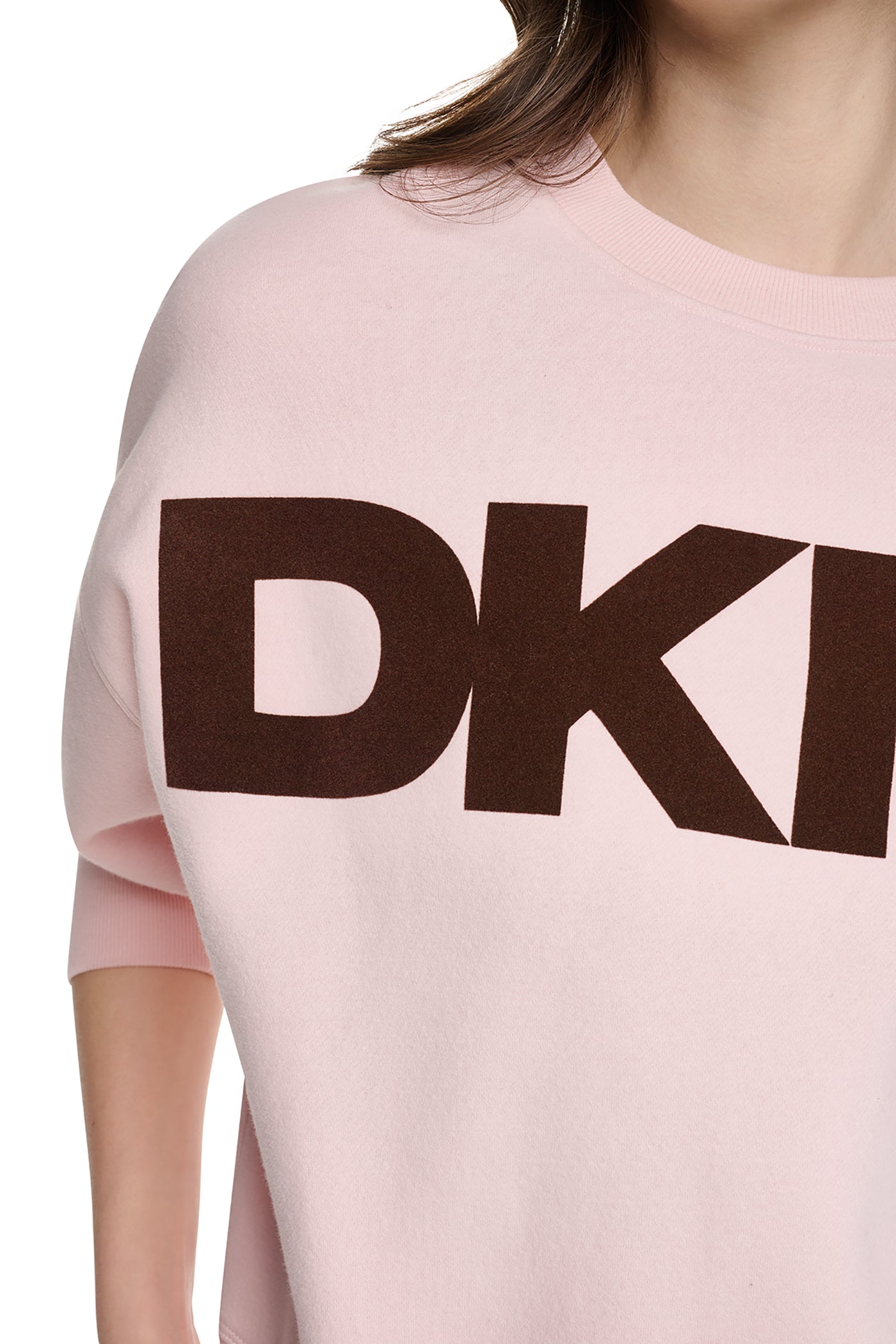 FLOCKED VARSITY LOGO SWEATSHIRT VIEW 5