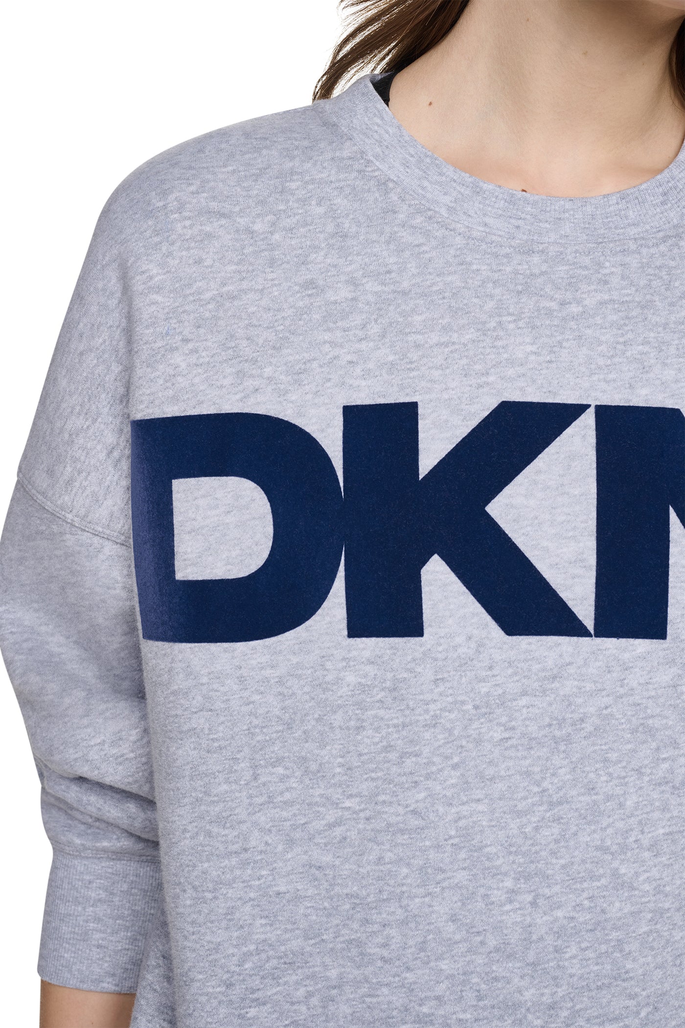 FLOCKED VARSITY LOGO SWEATSHIRT VIEW 7