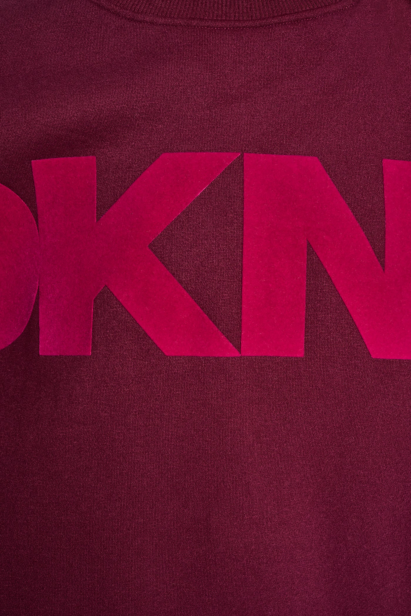 FLOCKED VARSITY LOGO SWEATSHIRT VIEW 6