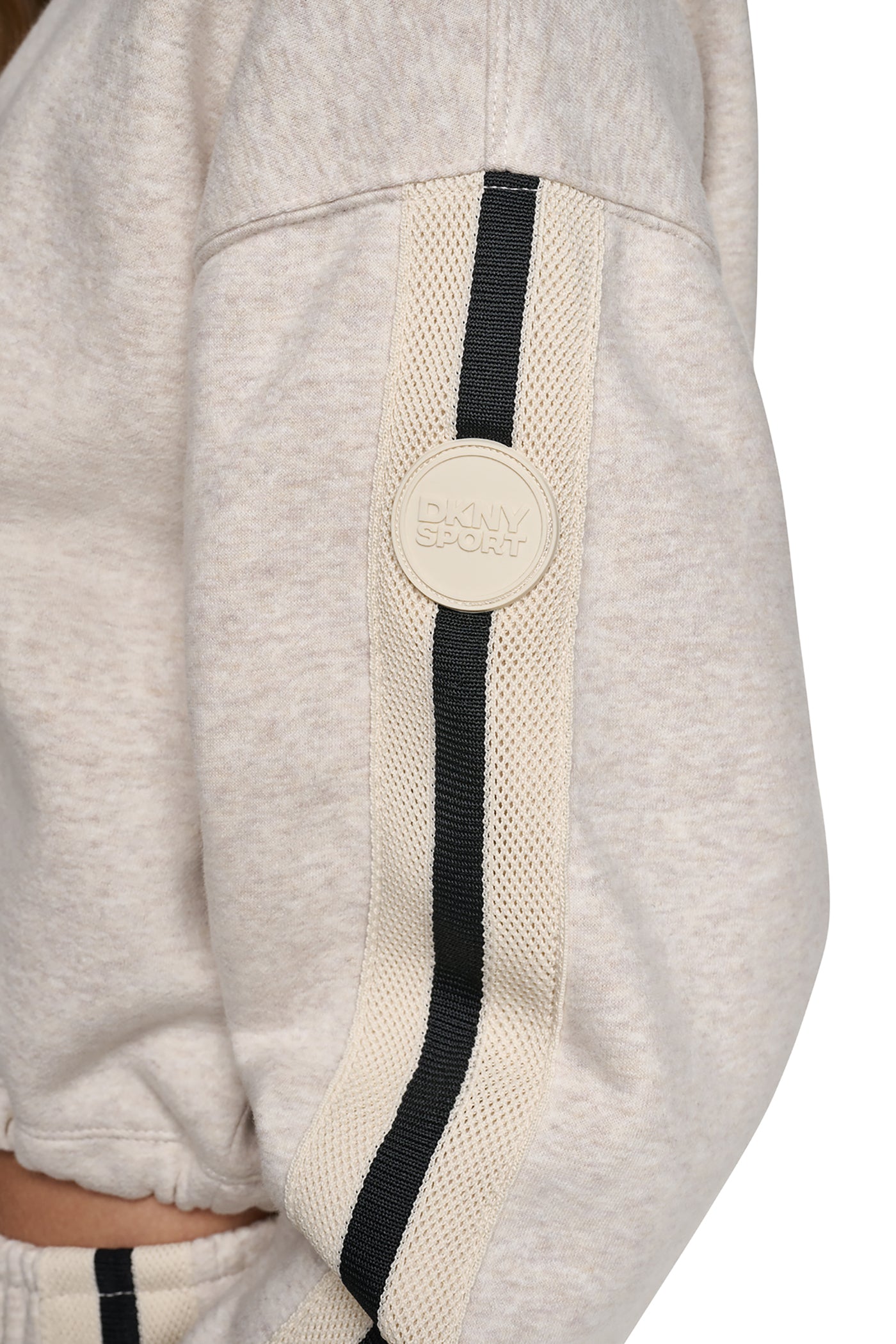 CROPPED STRIPED SWEATSHIRT VIEW 2