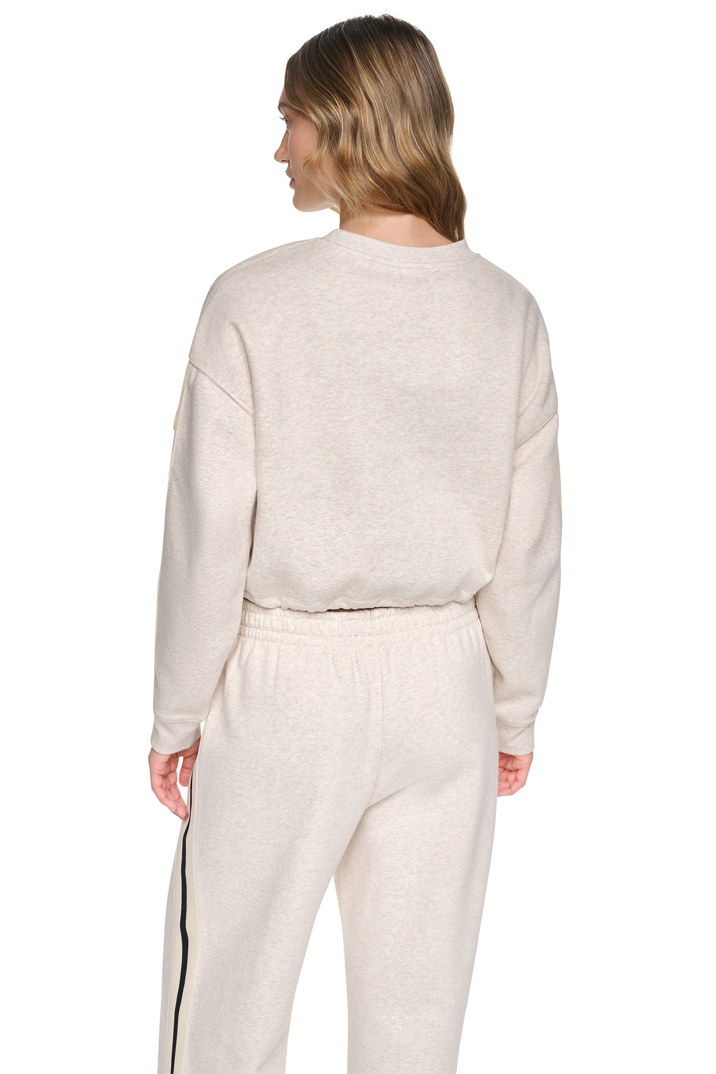 CROPPED STRIPED SWEATSHIRT VIEW 2