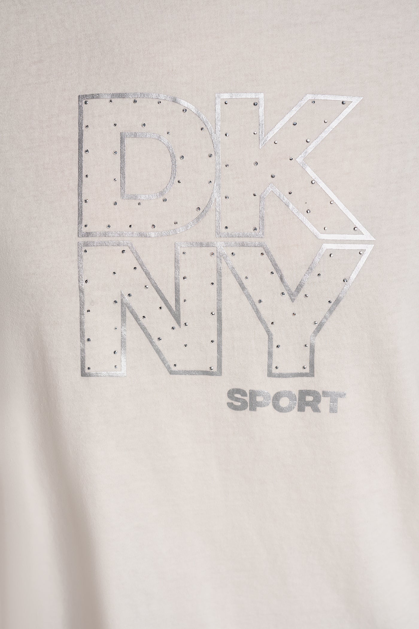 CROPPED CRYSTAL STACKED LOGO TEE VIEW 6